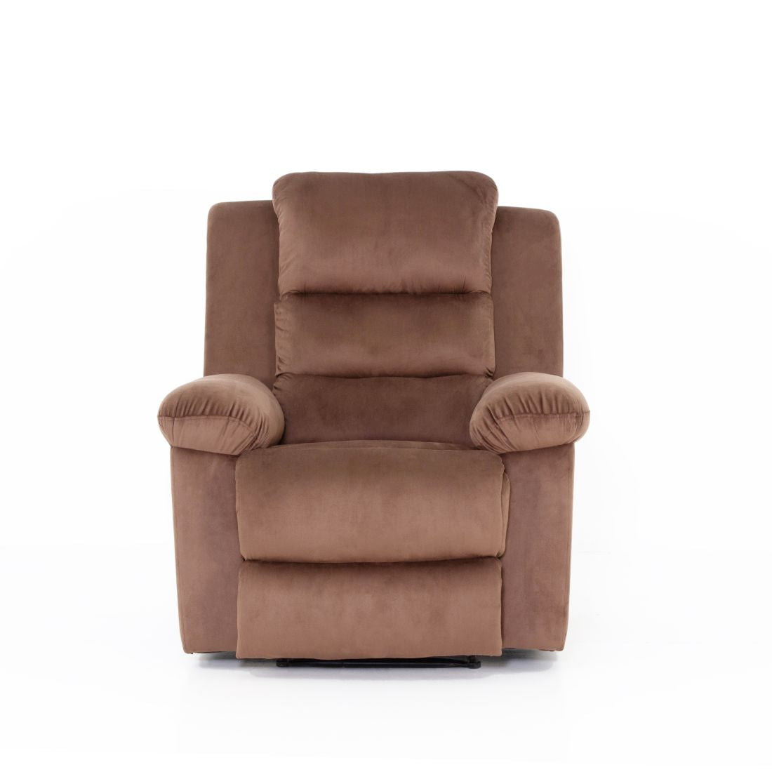Metro Recliner Sofa In Dark Brown Colour - Peachtree Home