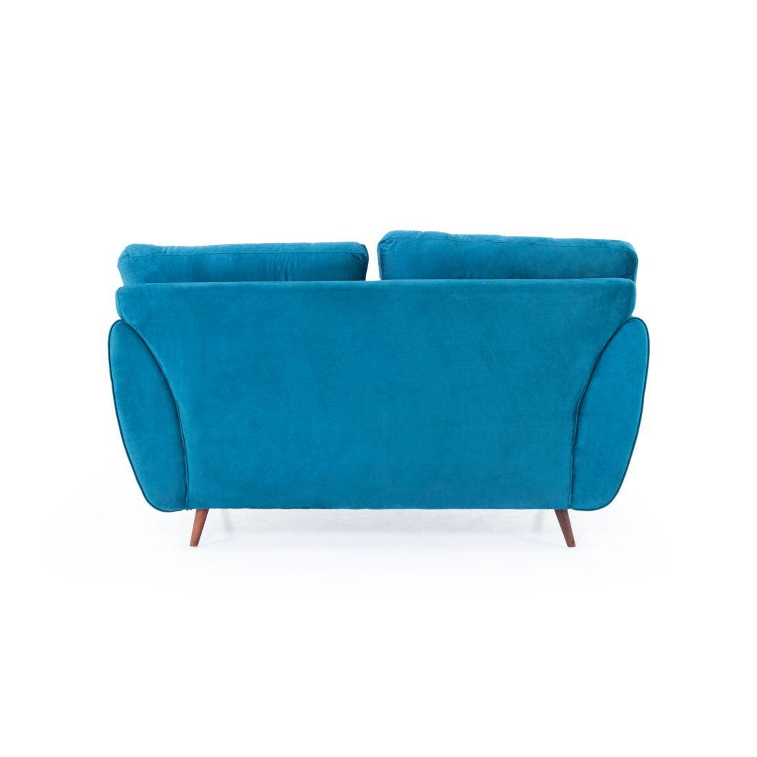 Eden 2-Seater Velvet Sofa In Teal Green Colour - Peachtree Home