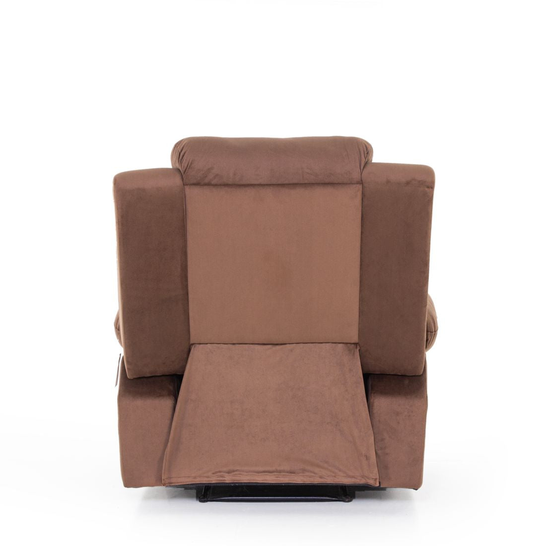 Metro Recliner Sofa In Dark Brown Colour - Peachtree Home