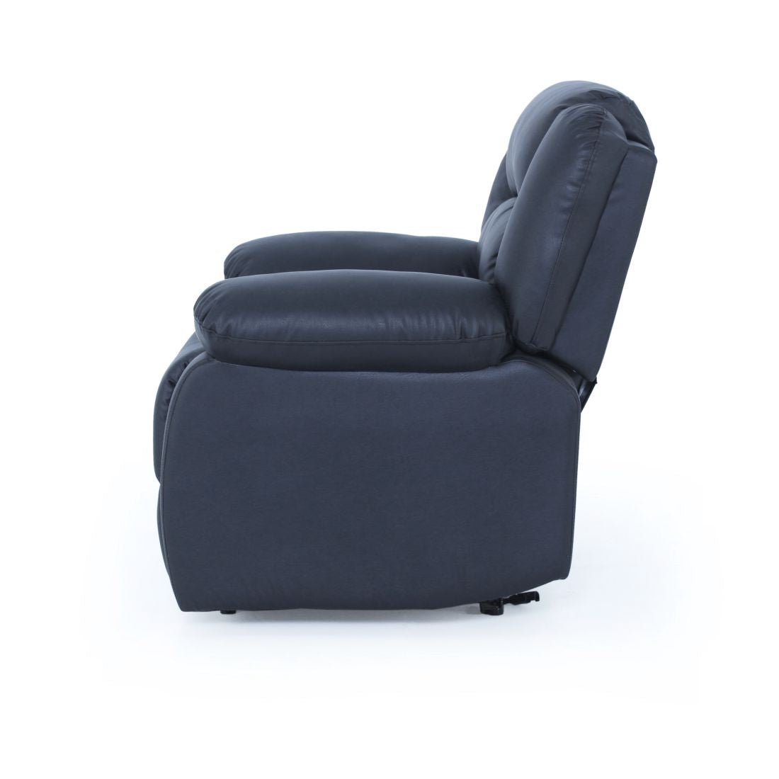 Alexandra Leatherite Recliner In Black Colour - Peachtree Home