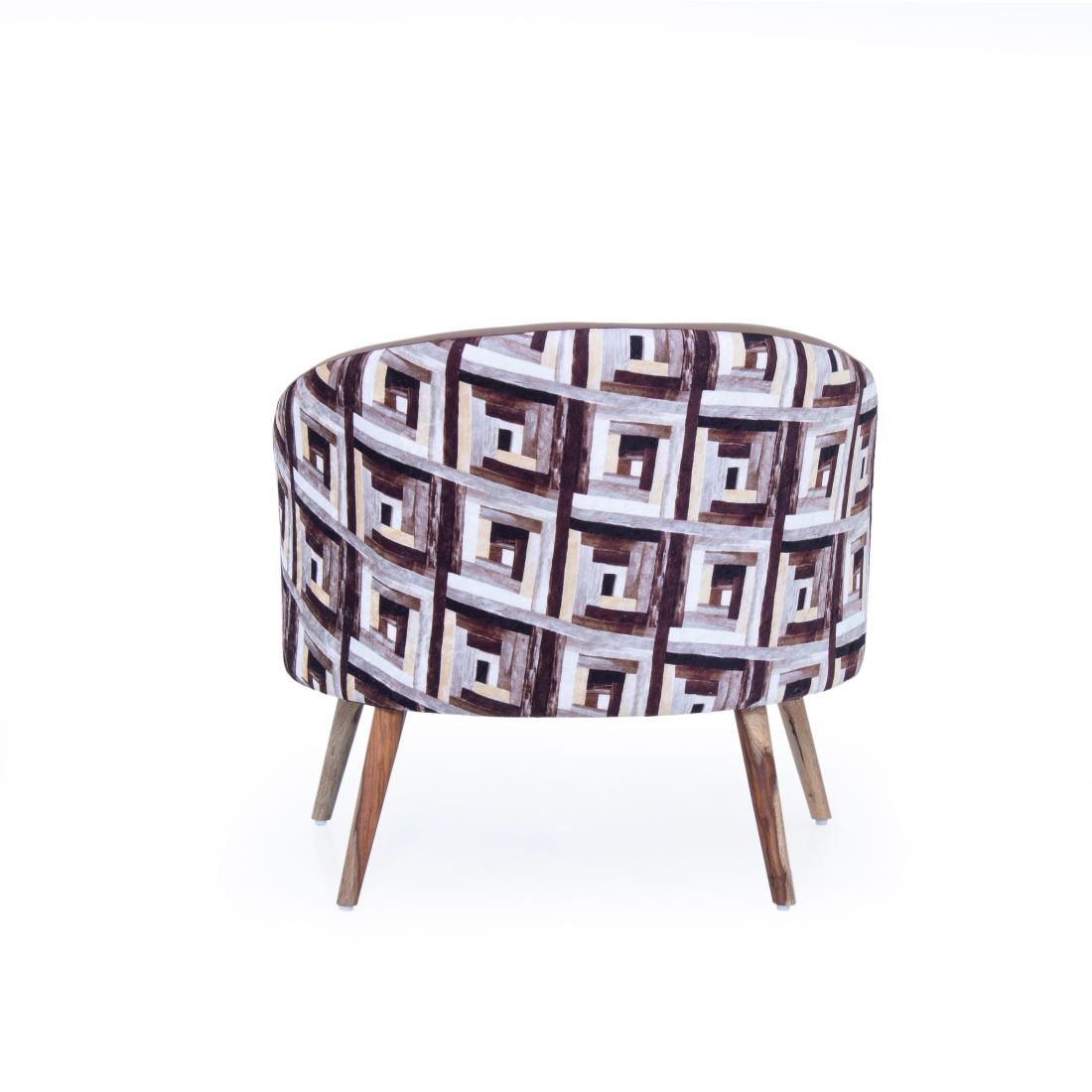 Nova Printed Velvet Chair With Arm For Living Room (Set Of 2) - Peachtree Home