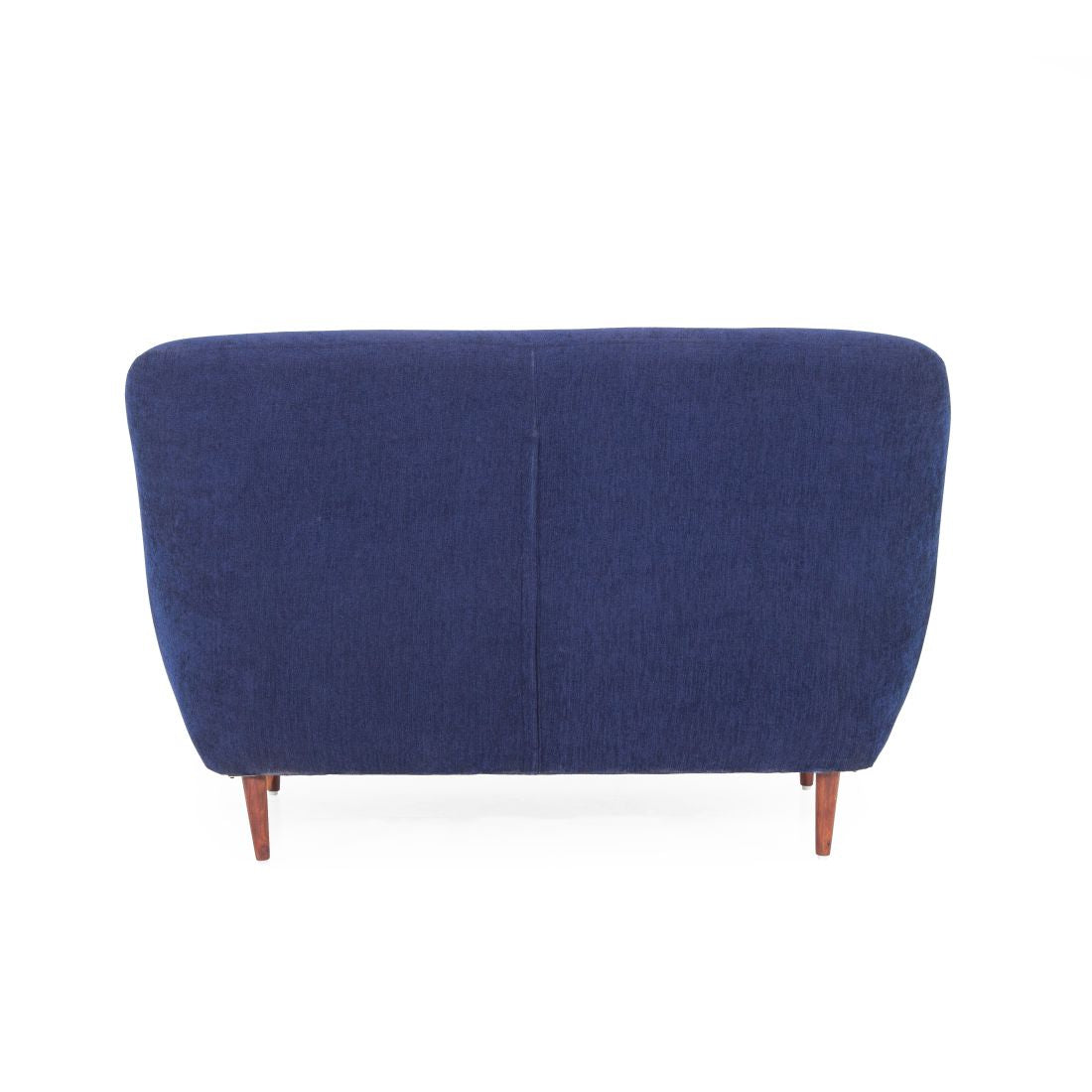 Rome 2-Seater Malfino Sofa In Dark Blue Colour - Peachtree Home