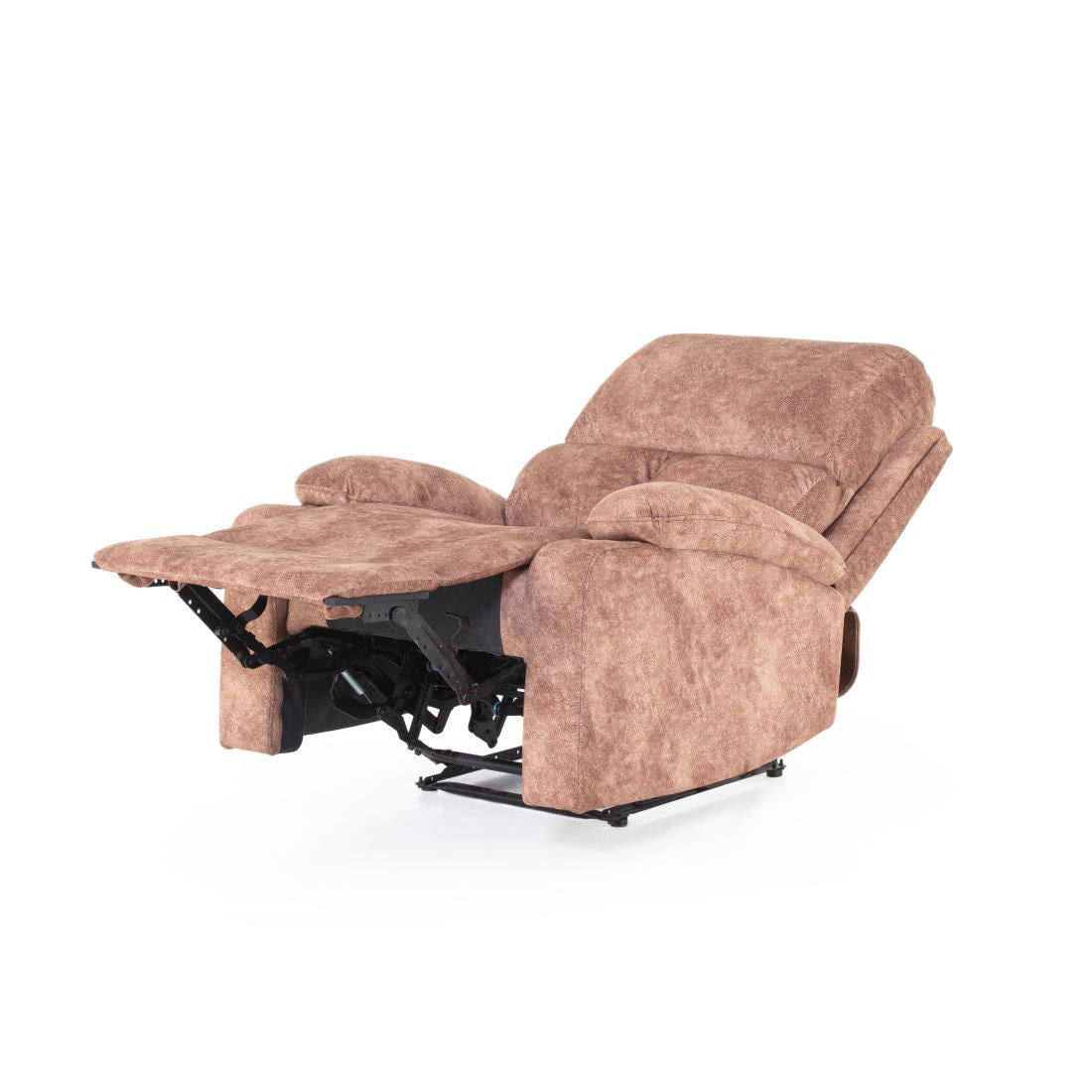 Manila Recliner Sofa In Mustard Light Brown Colour - Peachtree Home