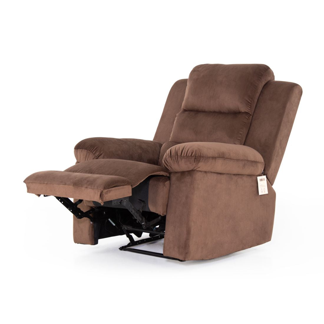 Metro Recliner Sofa In Dark Brown Colour - Peachtree Home