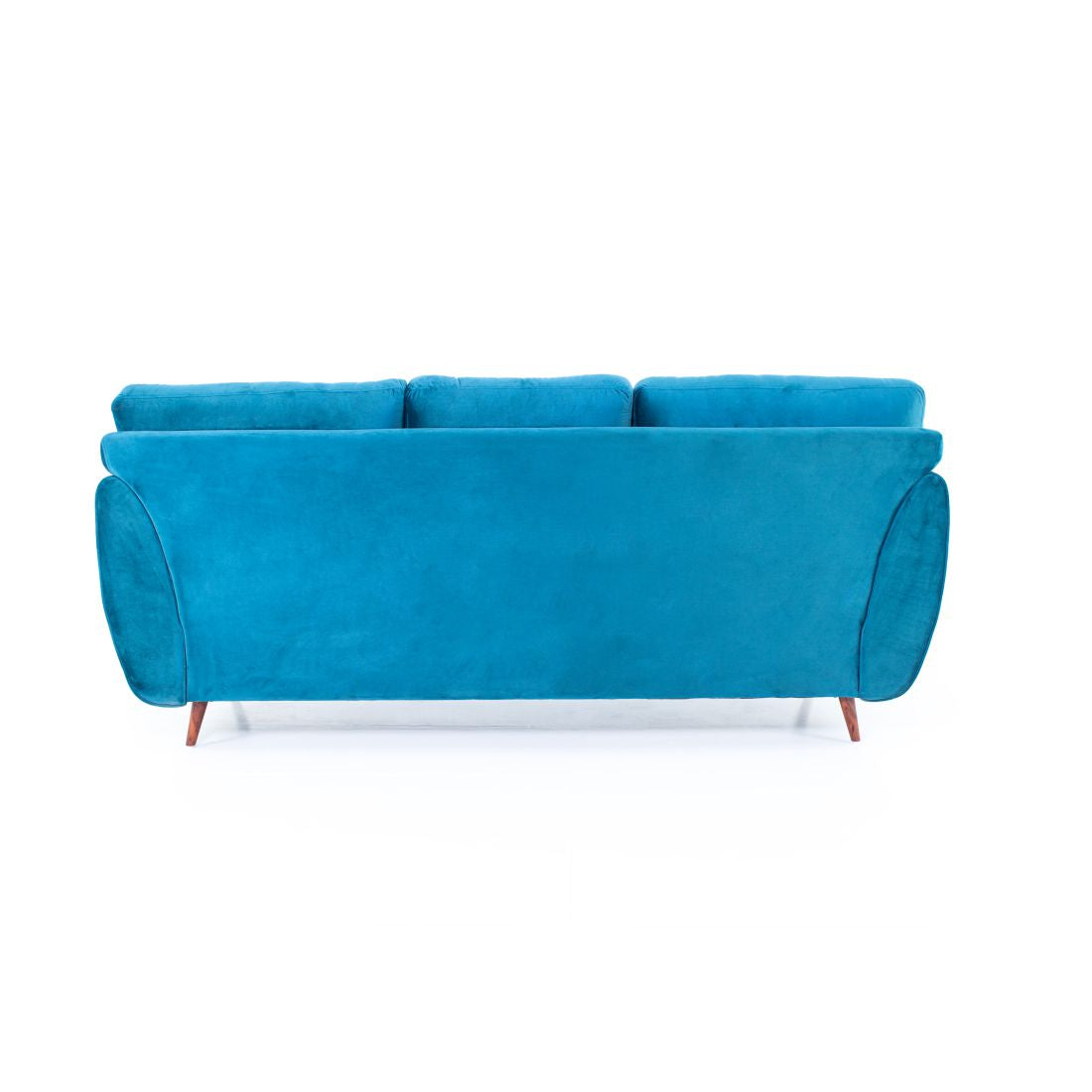Eden 3-Seater Velvet Sofa In Teal Green Colour - Peachtree Home