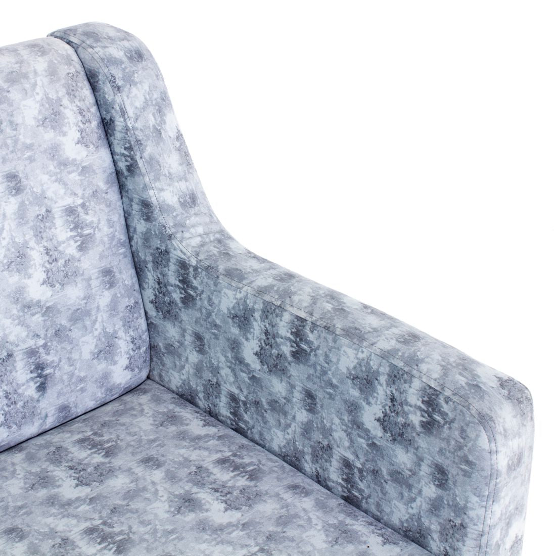 Westside 3-Seater Suede Sofa In Grey Colour - Peachtree Home