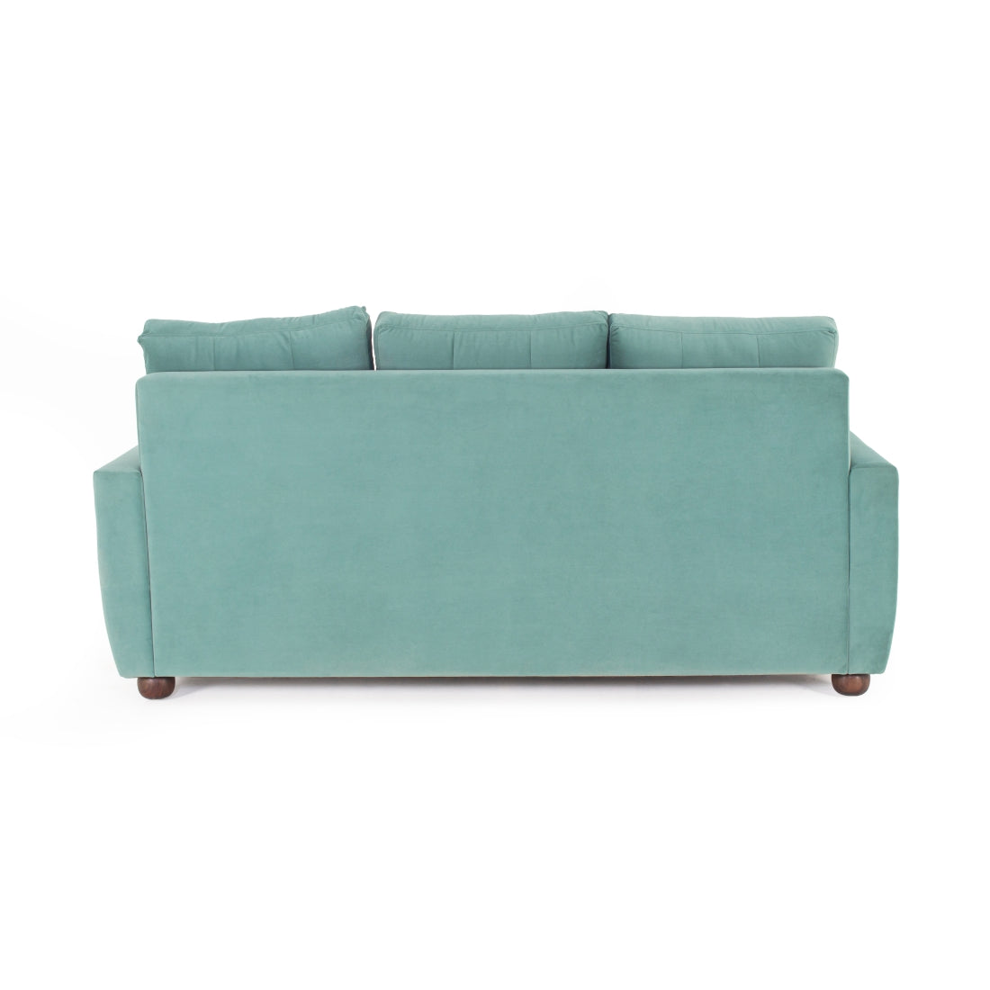Napier 3-Seater Velvet sofa in Light Green colour - Peachtree Home