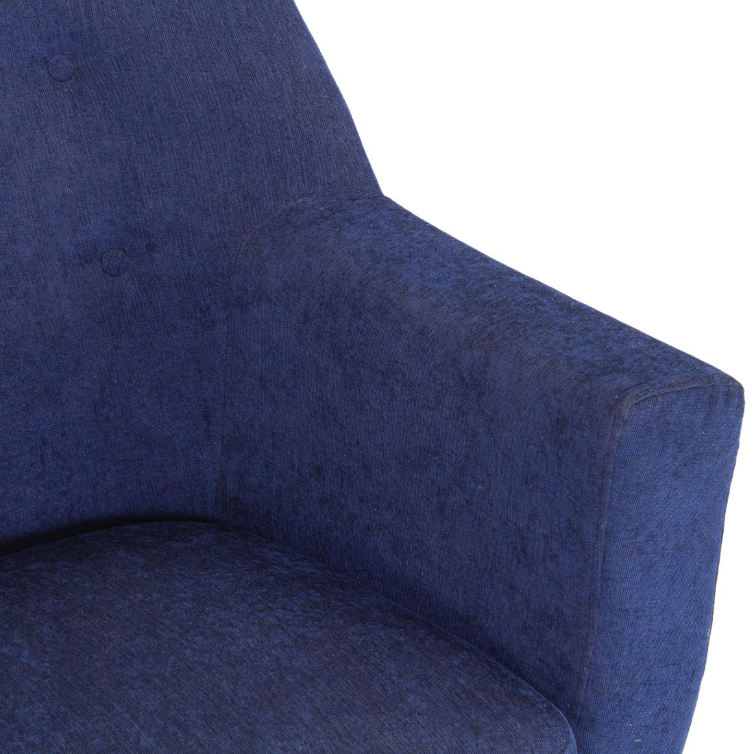Rome 2-Seater Malfino Sofa In Dark Blue Colour - Peachtree Home