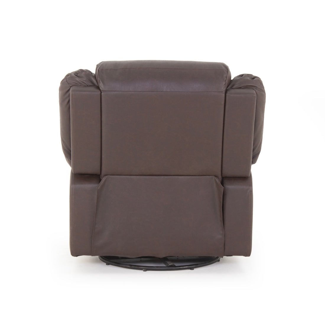 Alexandra Leatherite Recliner With Rocker In Brown Colour - Peachtree Home