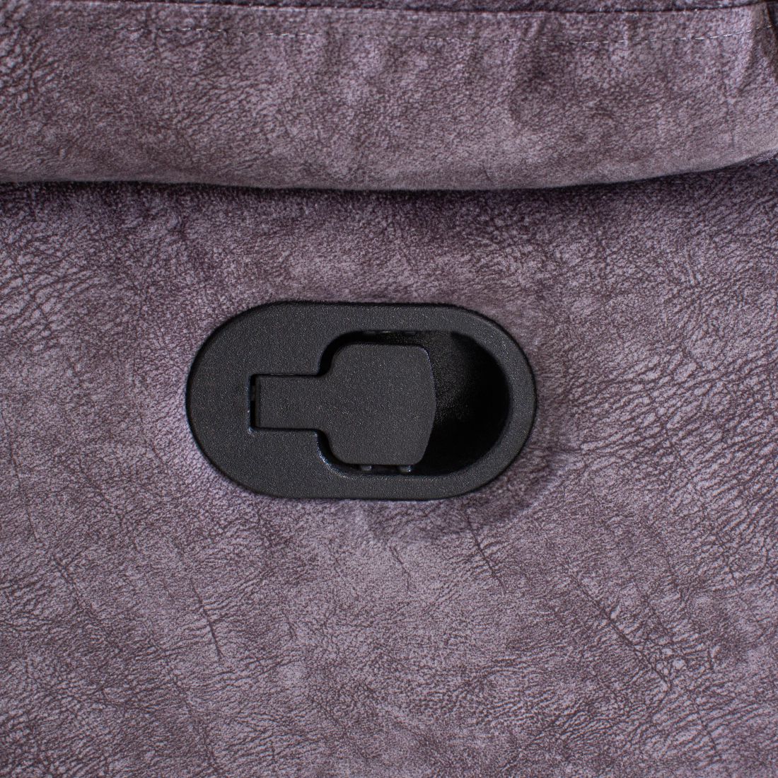 Costa Suede Recliner Sofa In Grey Colour - Peachtree Home