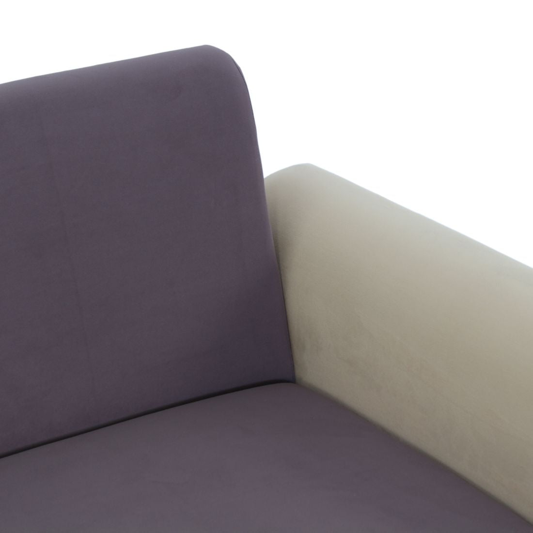 Aura 3-Seater Velvet Sofa In Brown And Yellow Colour - Peachtree Home