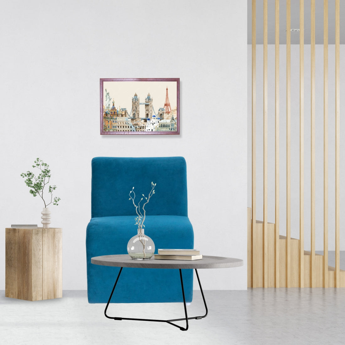 Velvet Chair In Green Colour - Peachtree Home