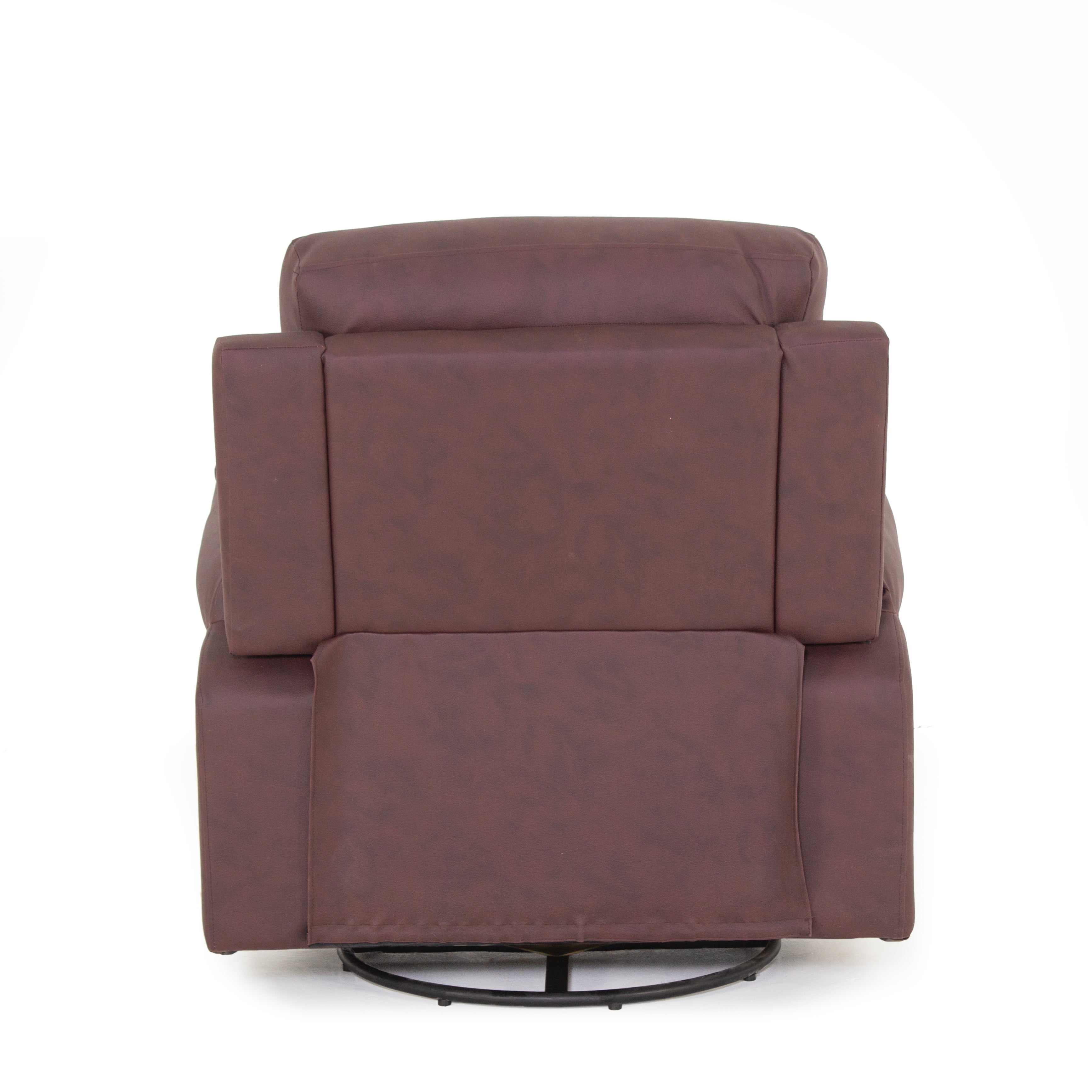 Peachtree Carrera Recliner One Seater Leatherite Fabric (Light Brown) - Peachtree Home