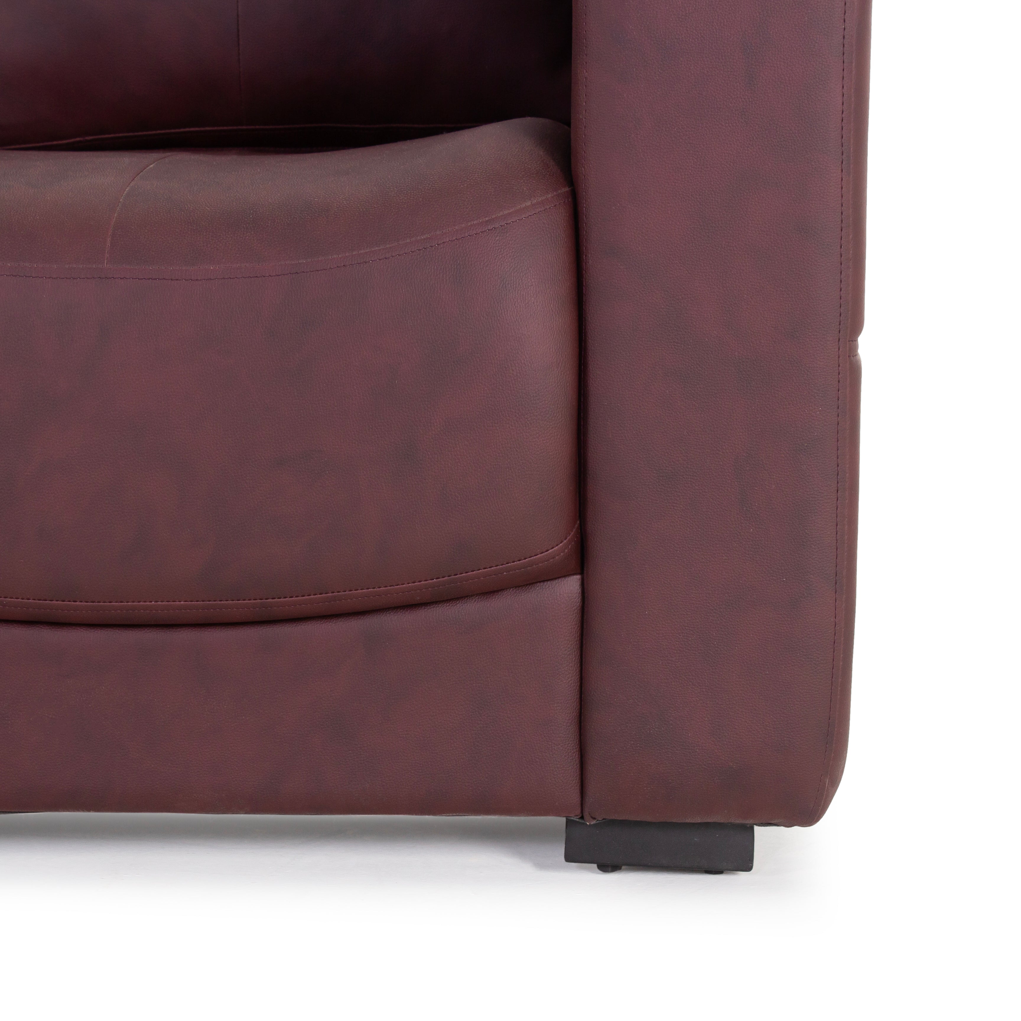 Peachtree Orchid Two Seater Seater Sofa Letherite (Brown) - Peachtree Home