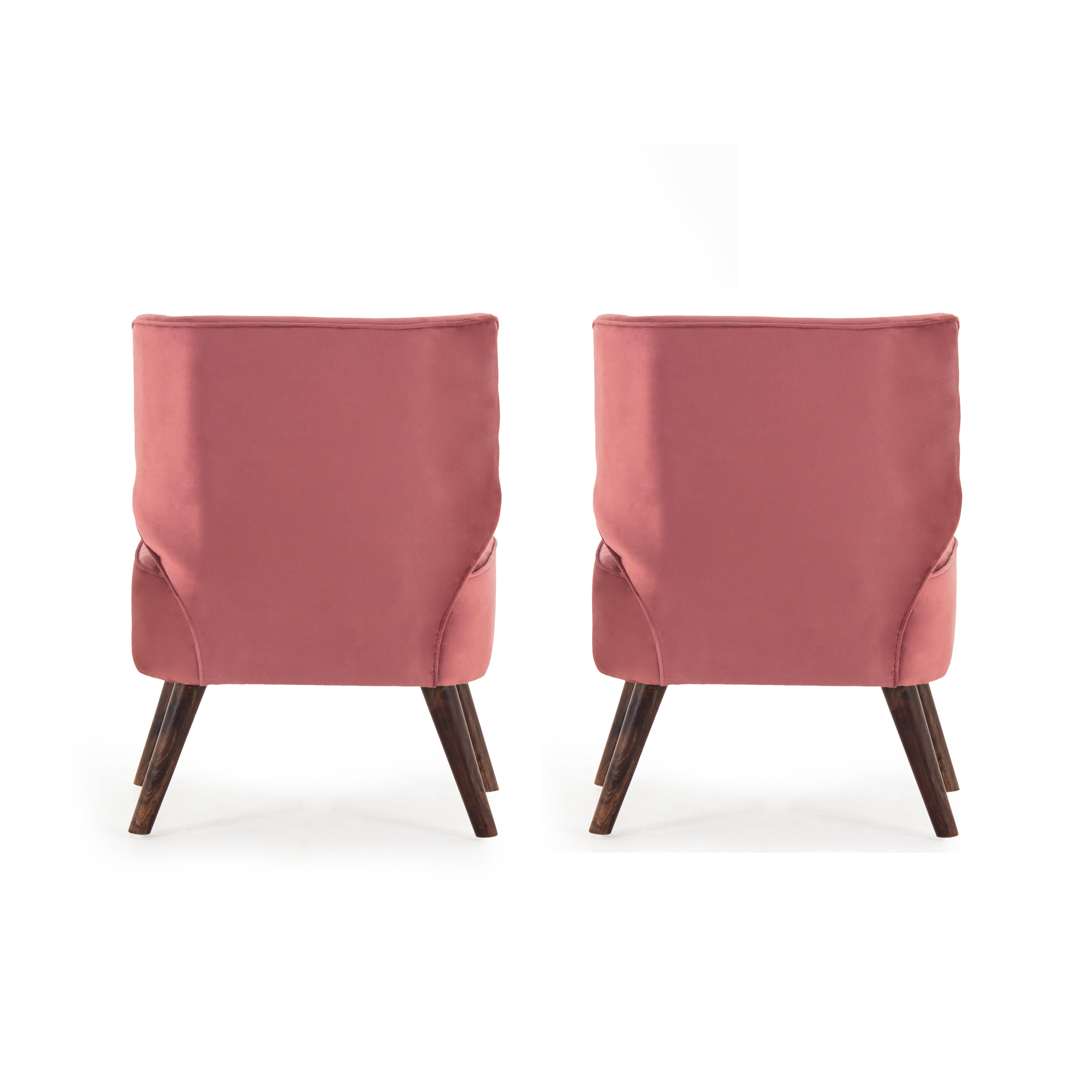 Gravity Velvet Chair For Living Room (Set Of 2) - Peachtree Home