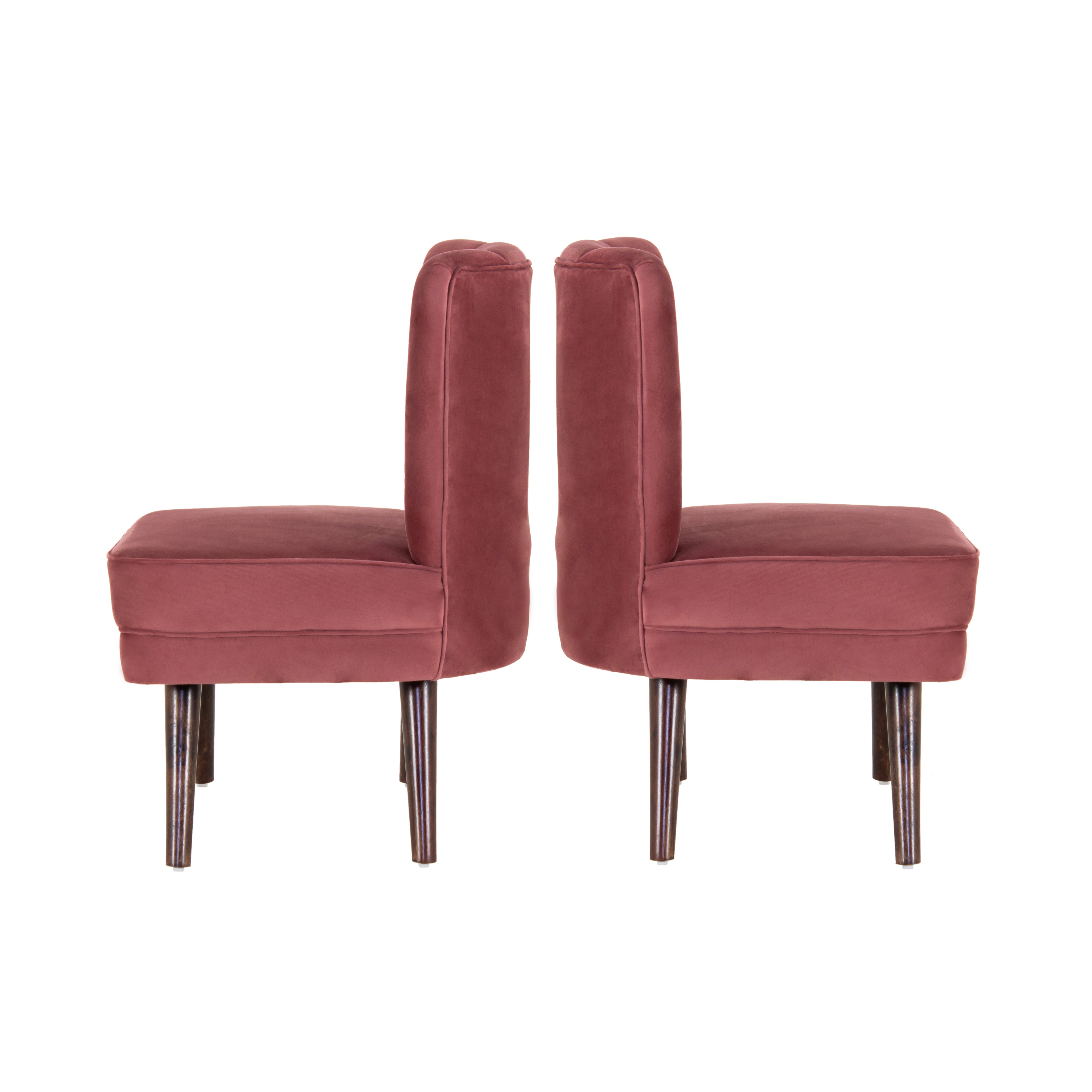 Rochllee Suede Velvet Chair For Living Room (Set Of 2) - Peachtree Home
