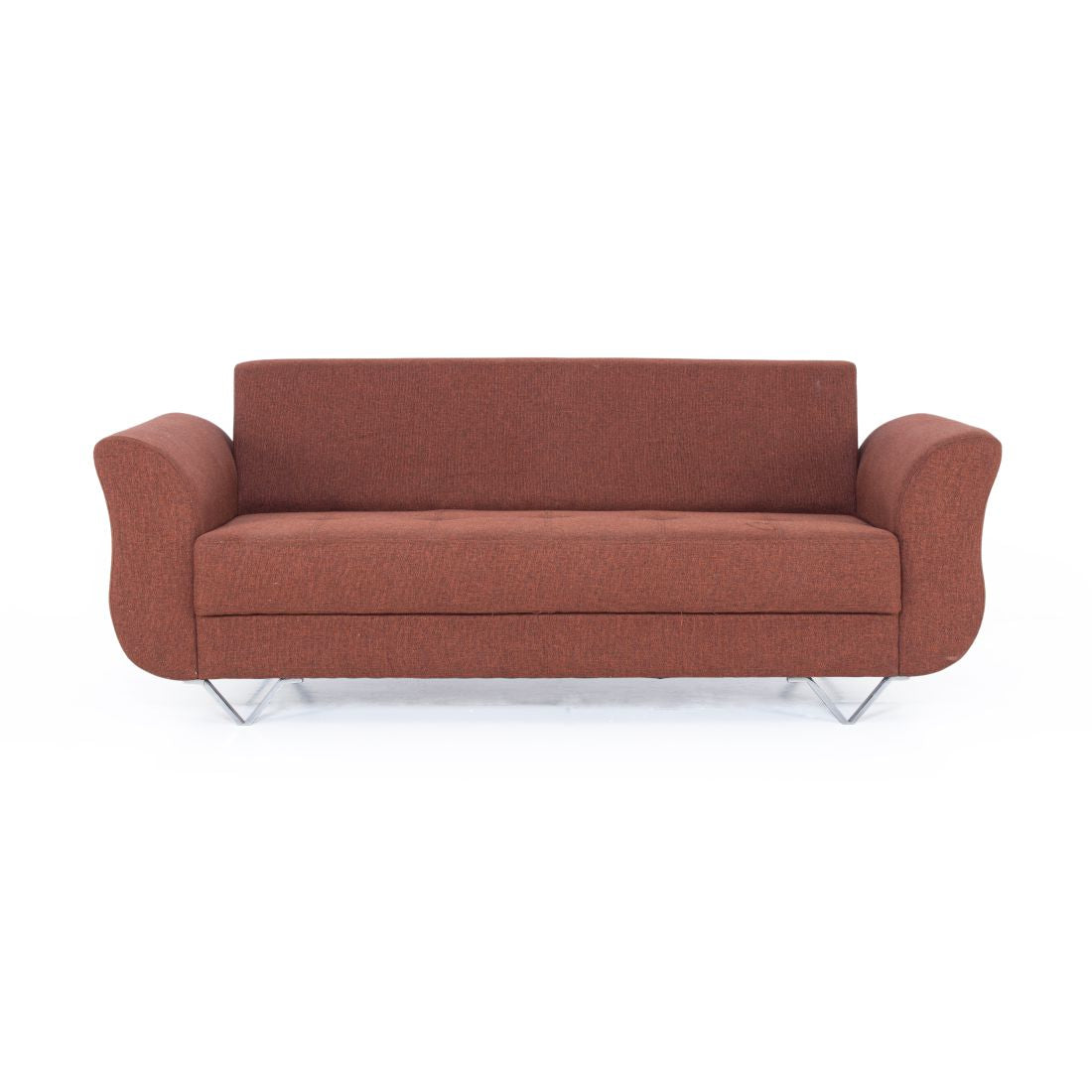 Ibiza 3-Seater Jute Sofa In Brown Colour - Peachtree Home