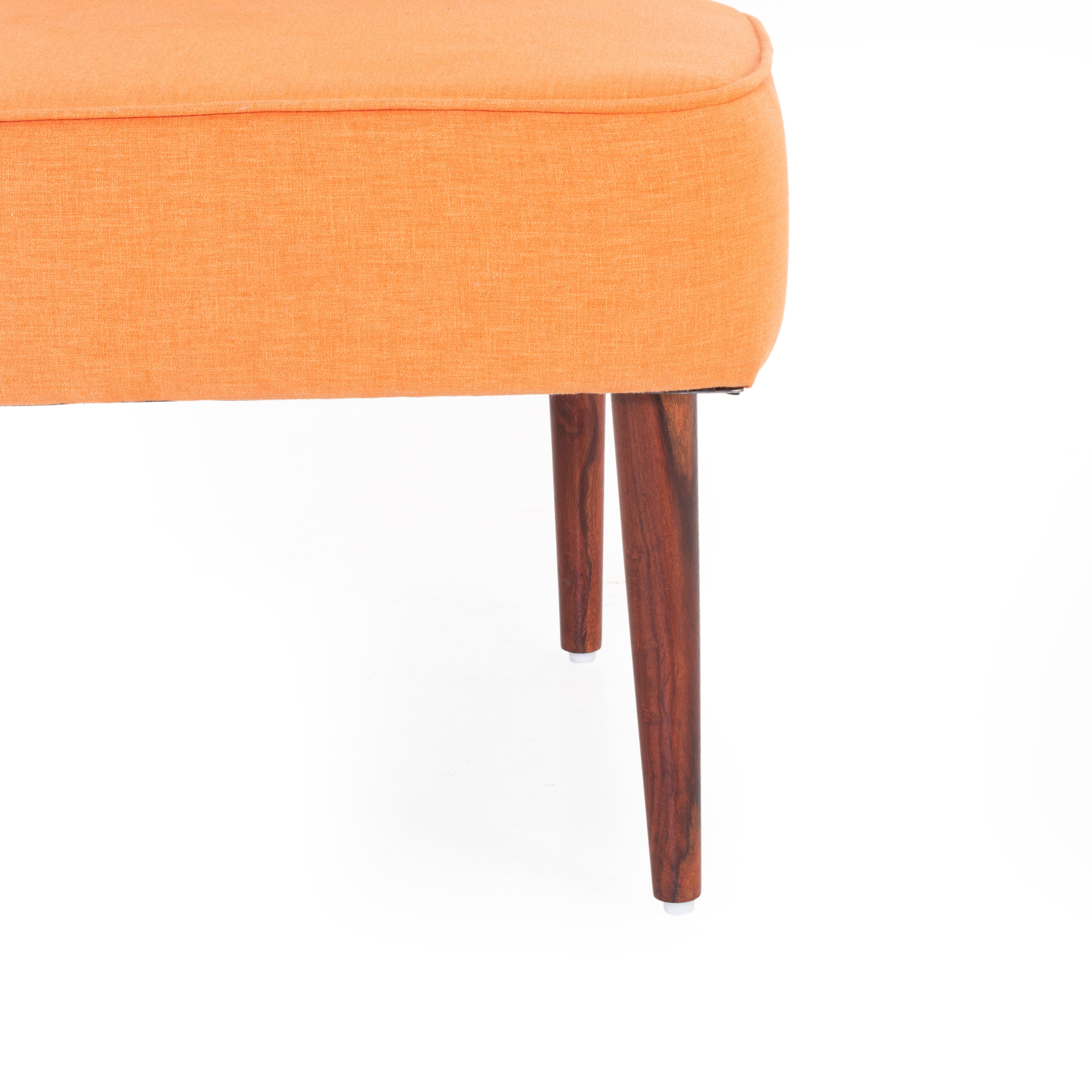 Hellena Cotton Chair In Orange Colour (Set Of 2) - Peachtree Home