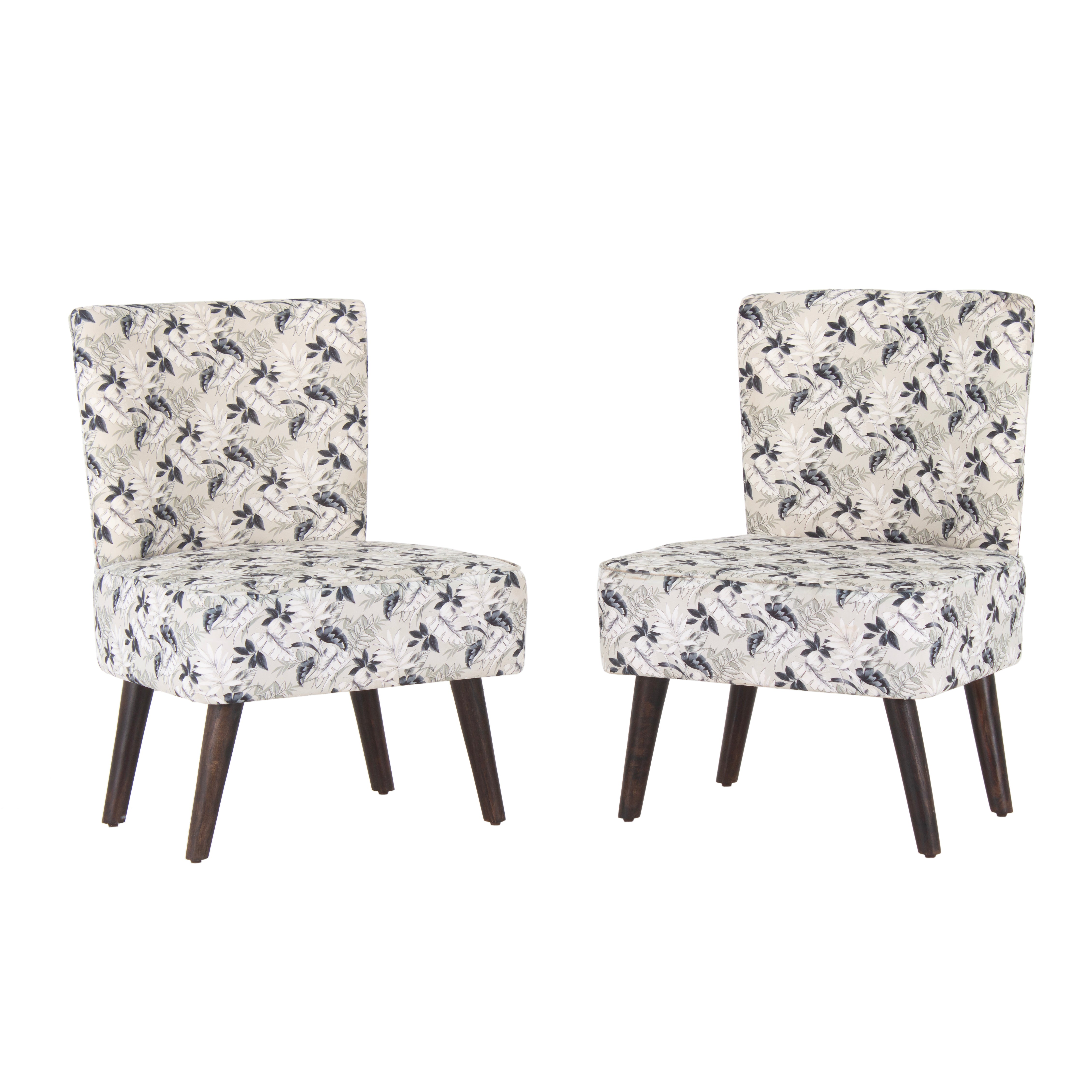 Hellena Cotton Chair For Living Room (Set Of 2) - Peachtree Home