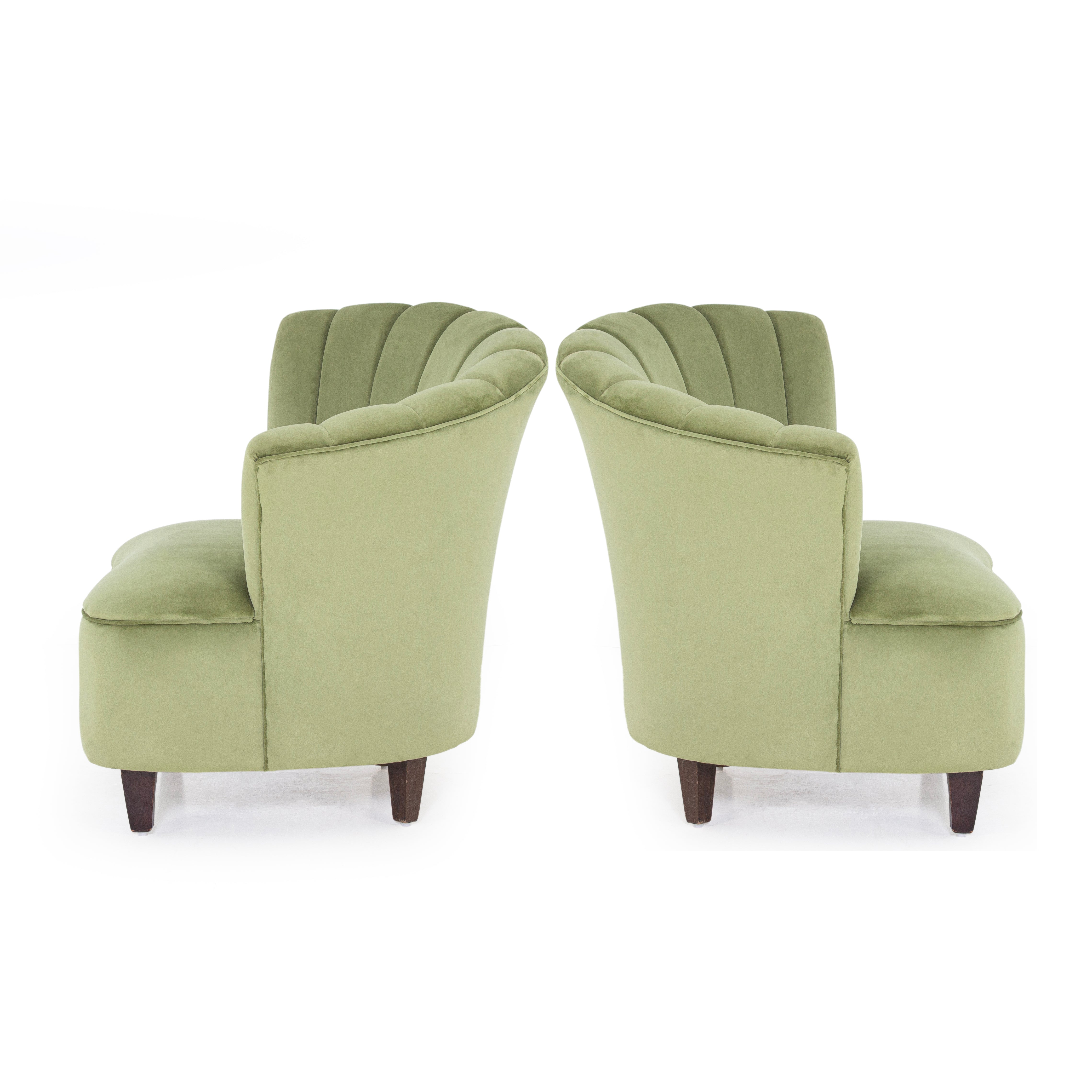Butterfly Velvet Chair (Set of 2) - Peachtree Home