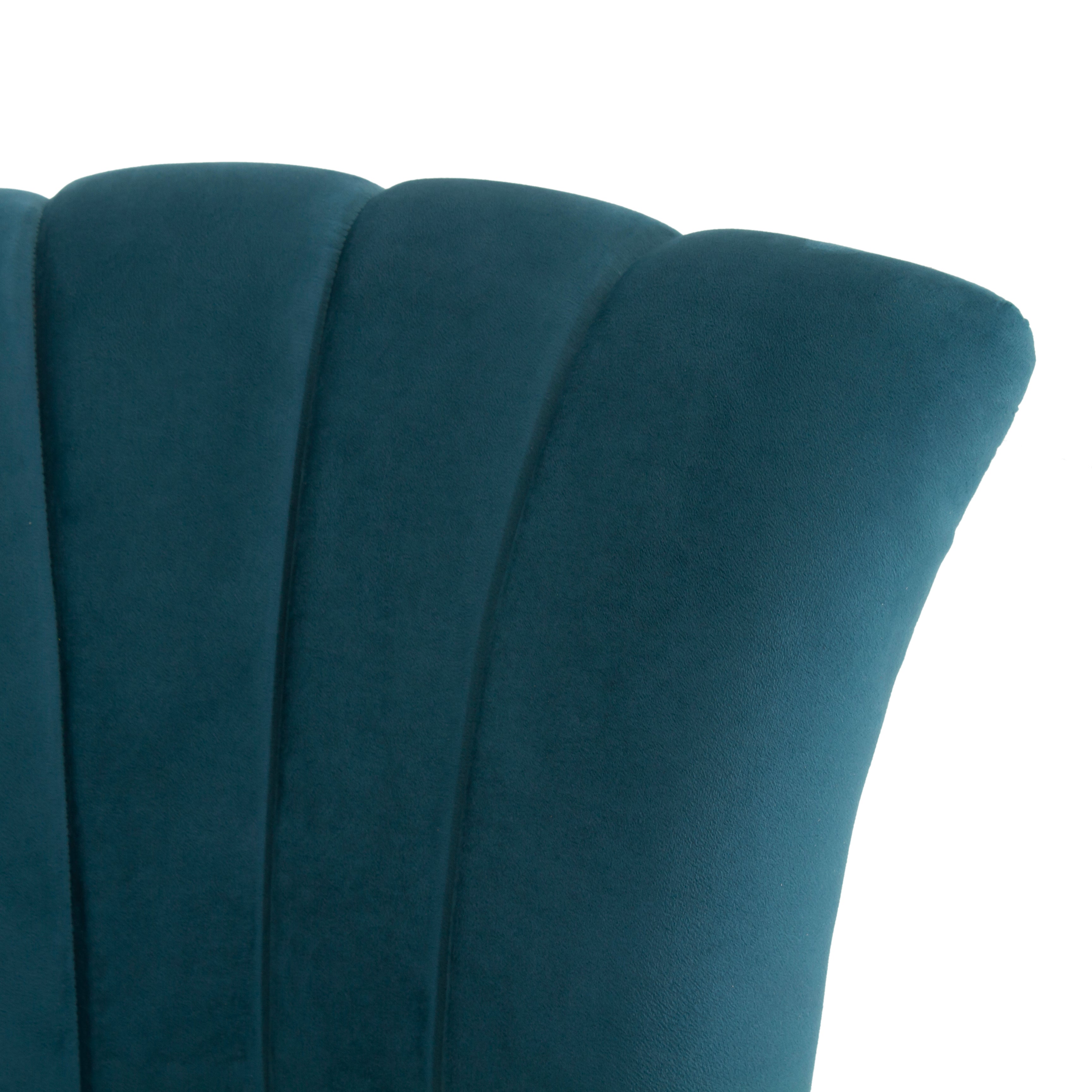 Butterfly Velvet Chair (Set of 2) - Peachtree Home