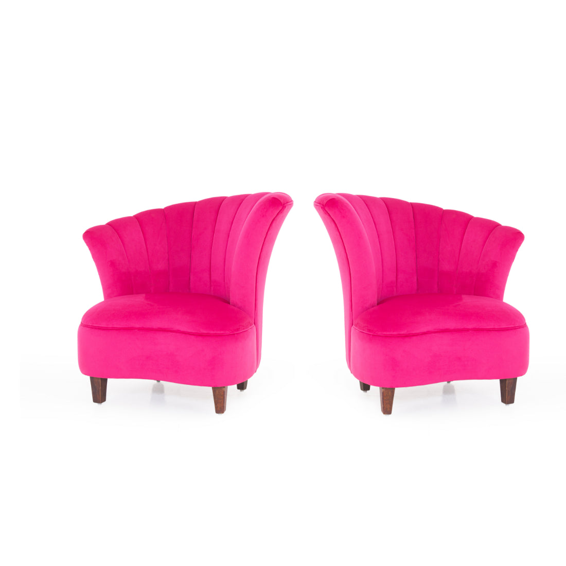 Butterfly Velvet Chair (Set of 2) - Peachtree Home