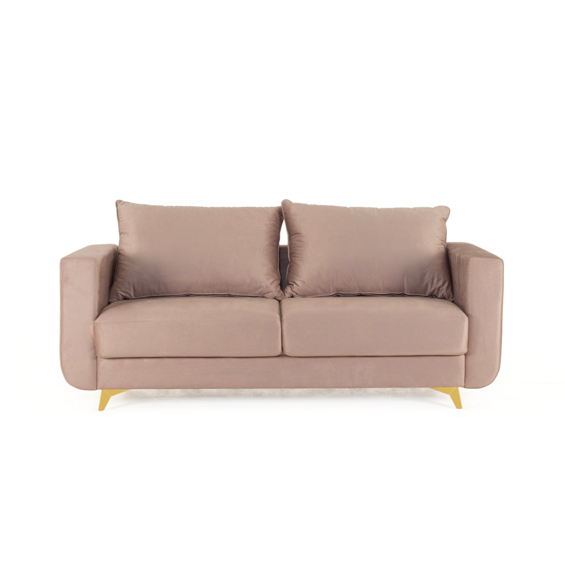 Peachtree Rio Three Seater Sofa Cotton Fabric (Cream) - Peachtree Home