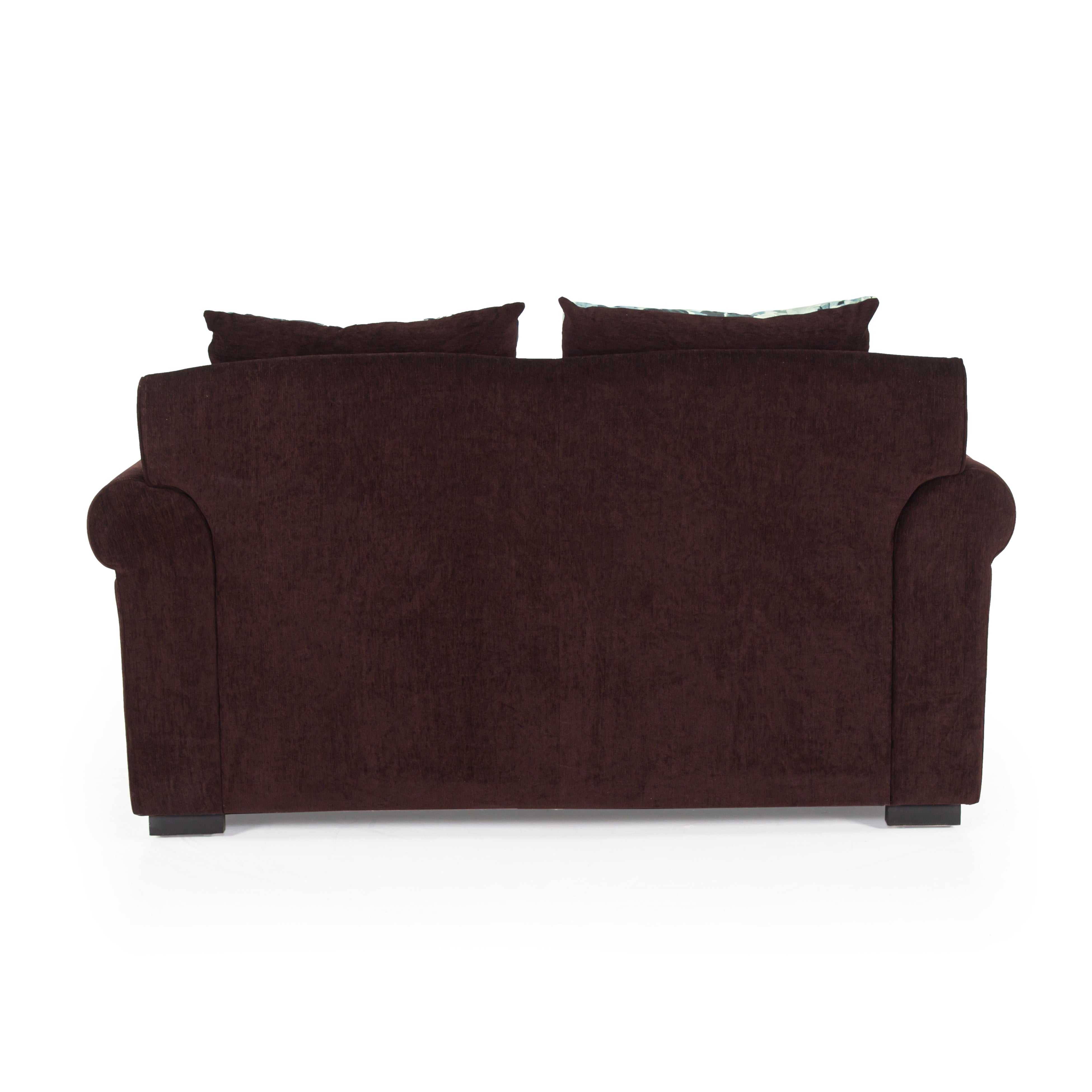 Peachtree Alton Two Seater Sofa Malfino Fabric (Dark Brown) - Peachtree Home