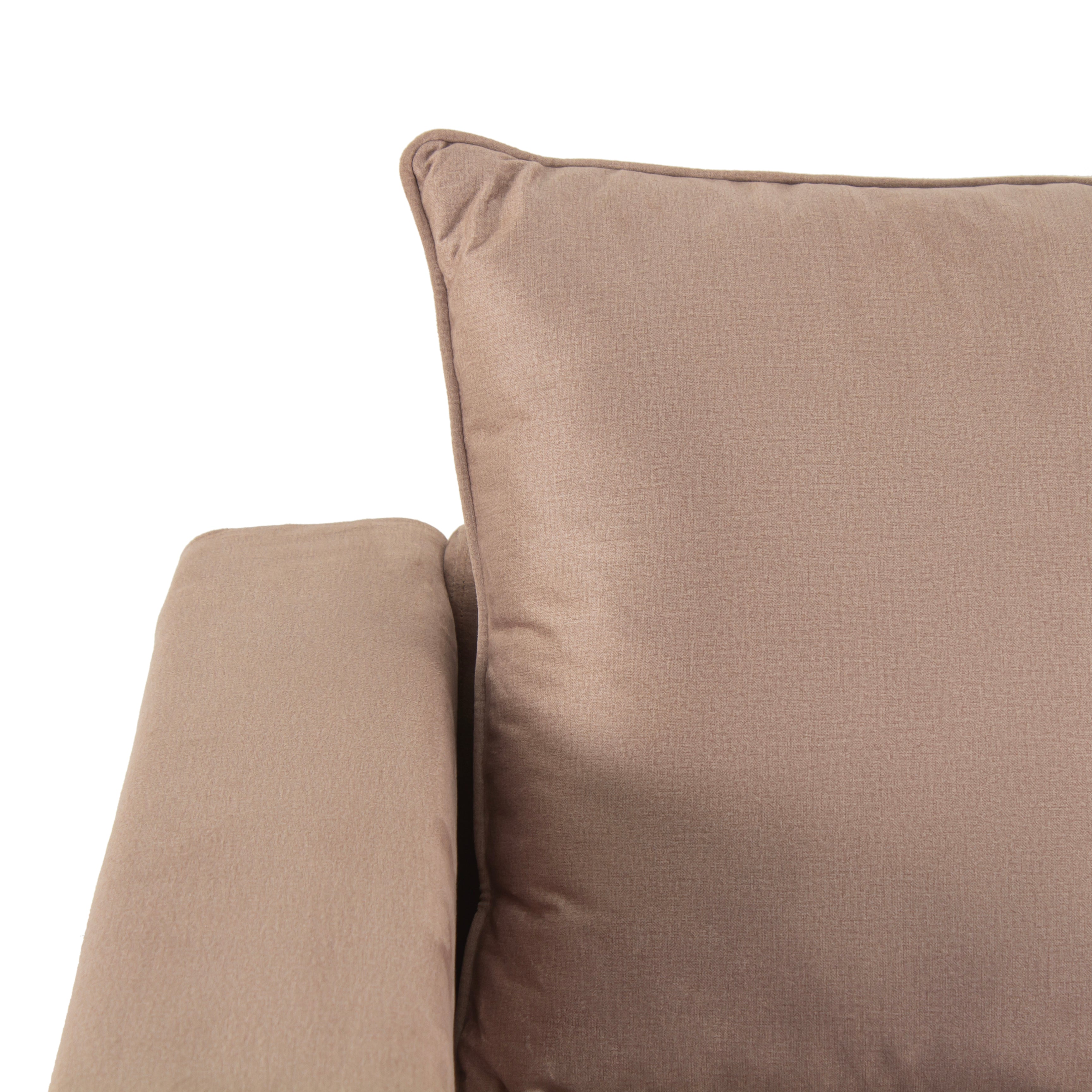Peachtree Rio Two Seater Sofa Cotton Fabric (Cream) - Peachtree Home