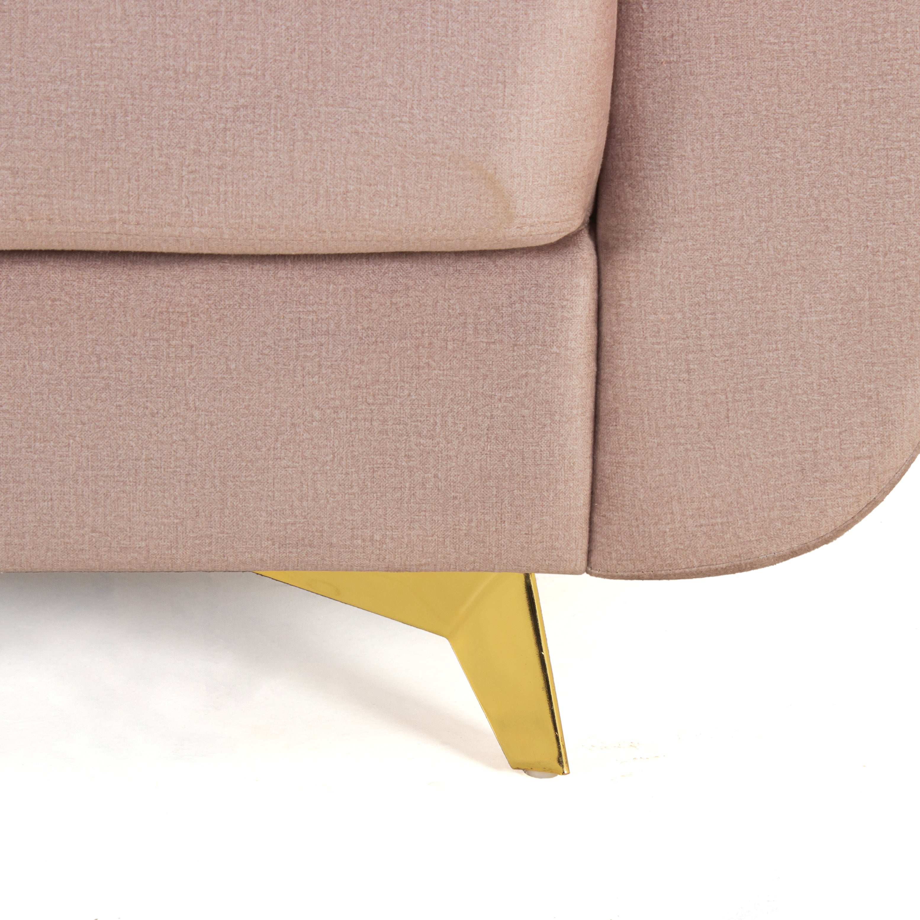 Peachtree Rio Two Seater Sofa Cotton Fabric (Cream) - Peachtree Home