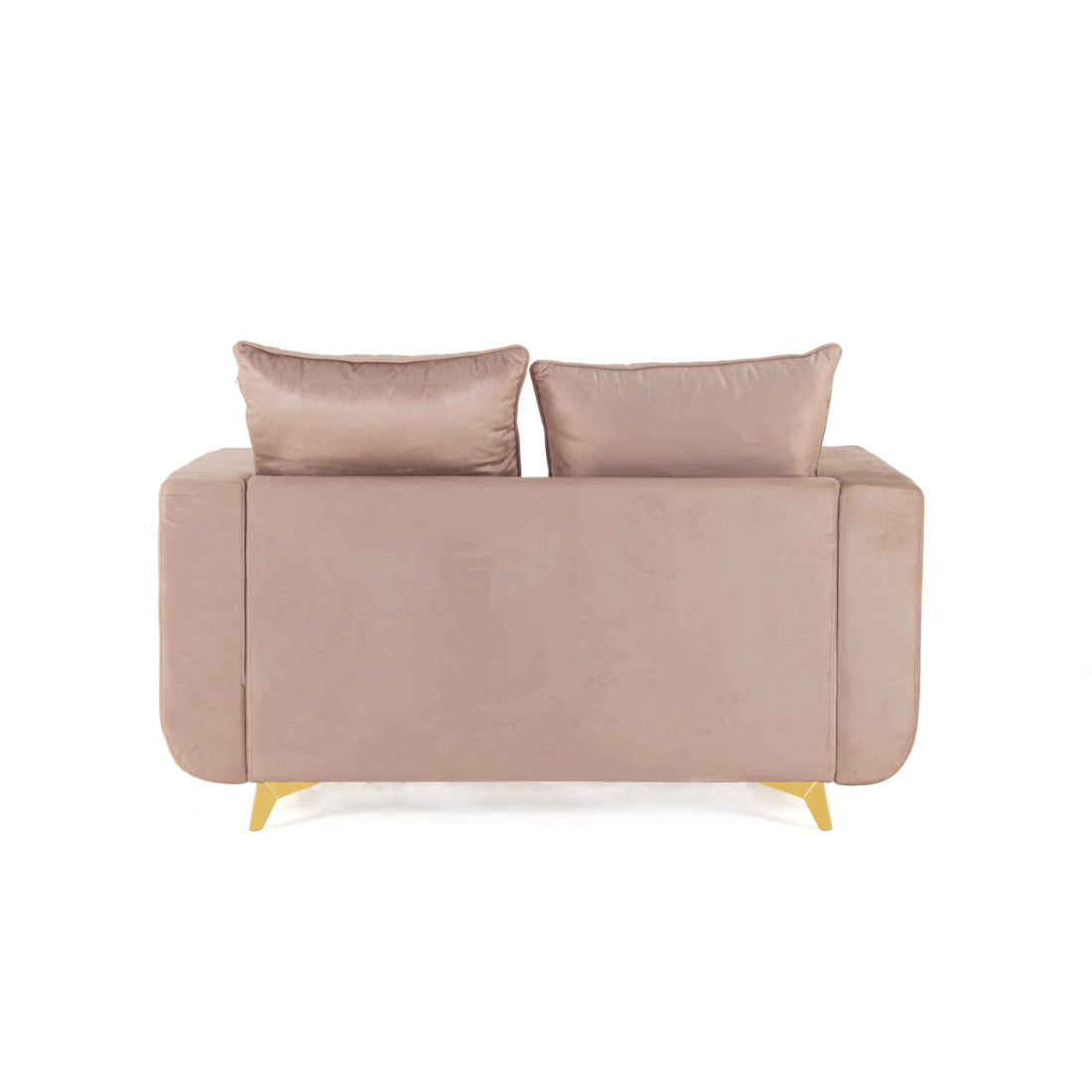 Peachtree Rio Two Seater Sofa Cotton Fabric (Cream) - Peachtree Home
