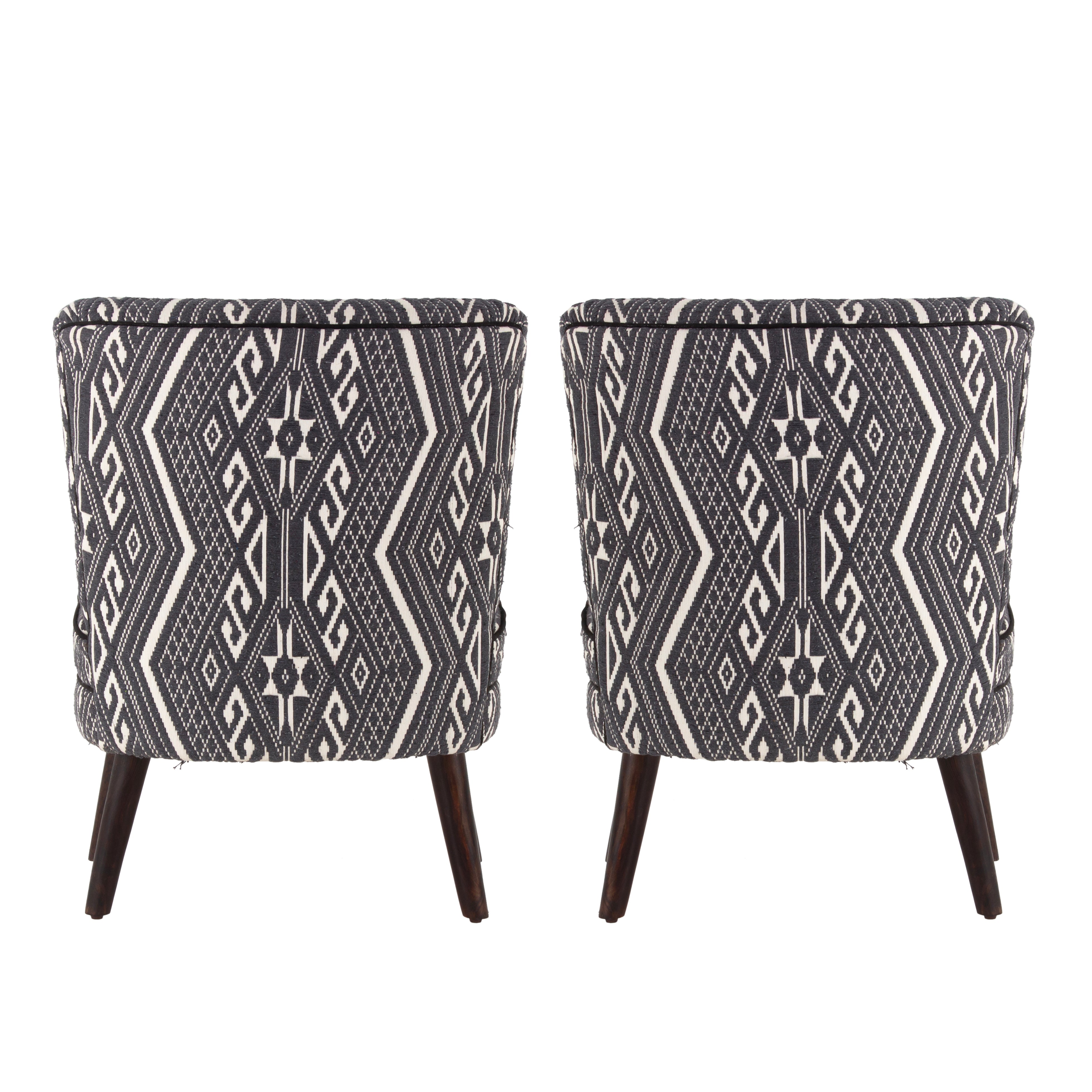 Rochllee Suede Velvet Chair For Living Room (Set Of 2) - Peachtree Home