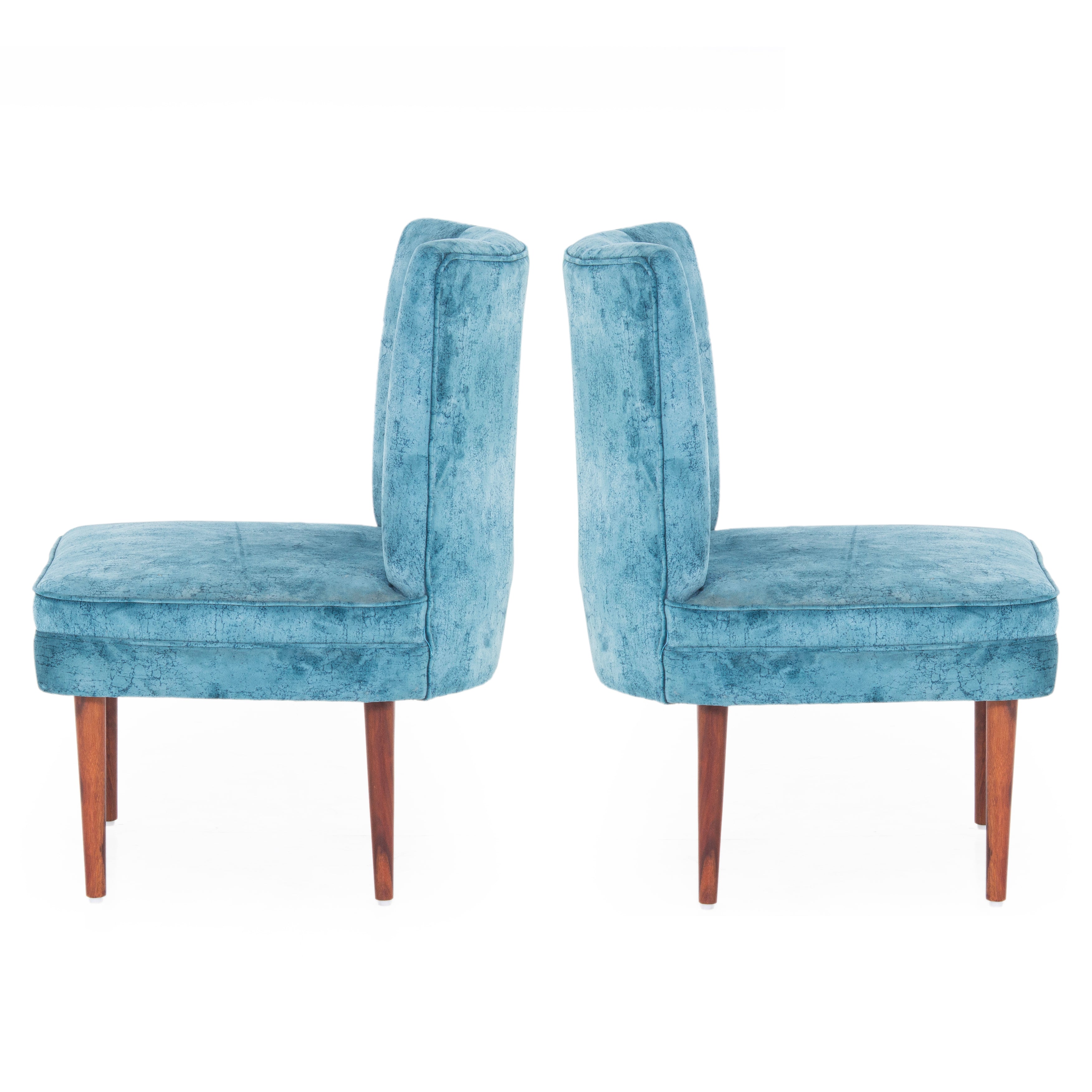 Rochllee Suede Velvet Chair For Living Room (Set Of 2) - Peachtree Home