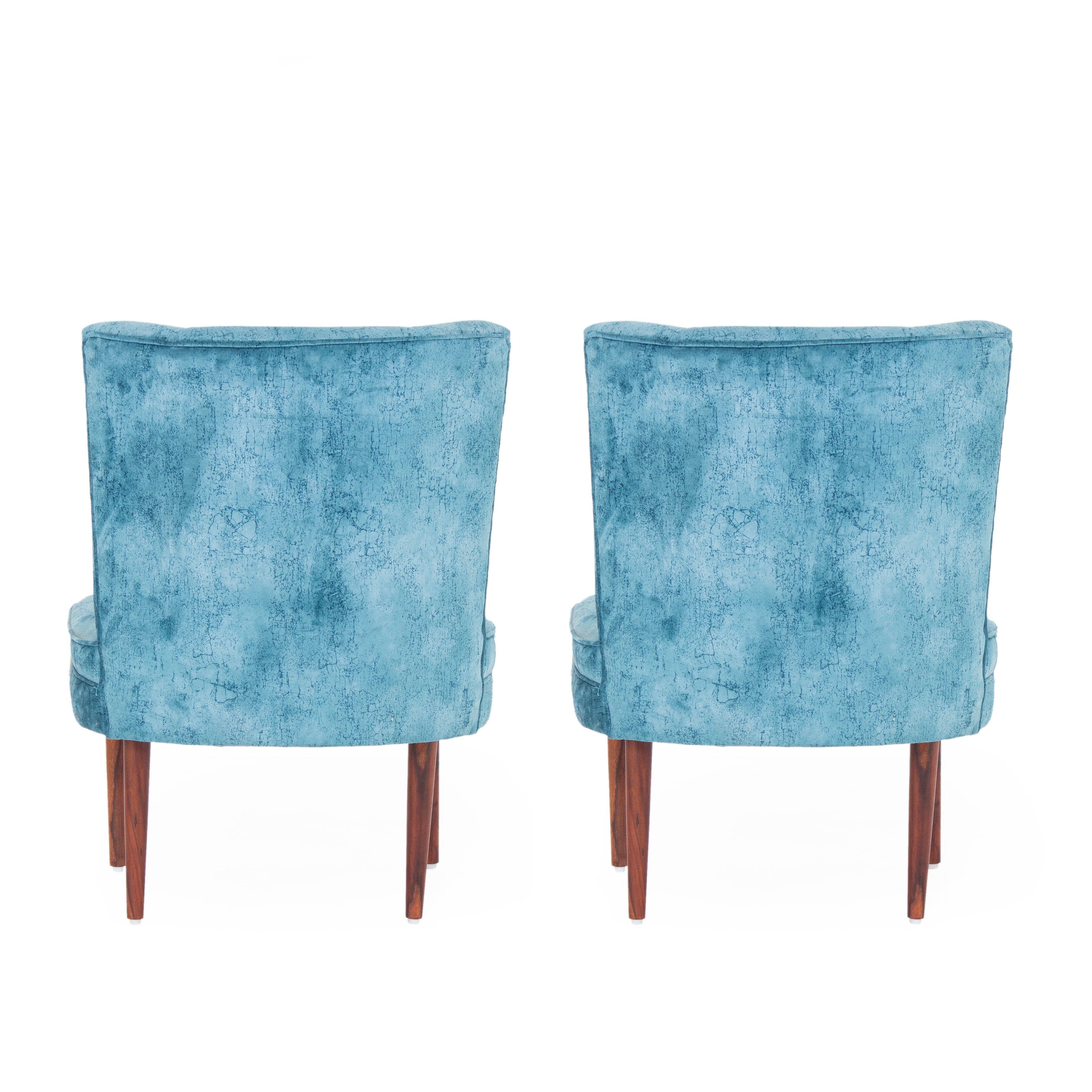 Rochllee Suede Velvet Chair For Living Room (Set Of 2) - Peachtree Home