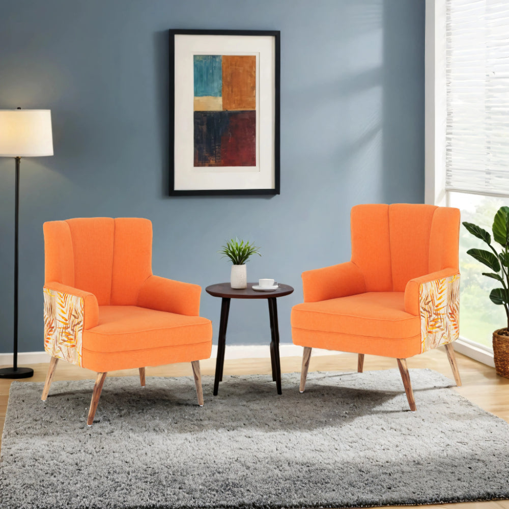 Rochllee Chair With Arm For Living Room (Set Of 2) - Peachtree Home