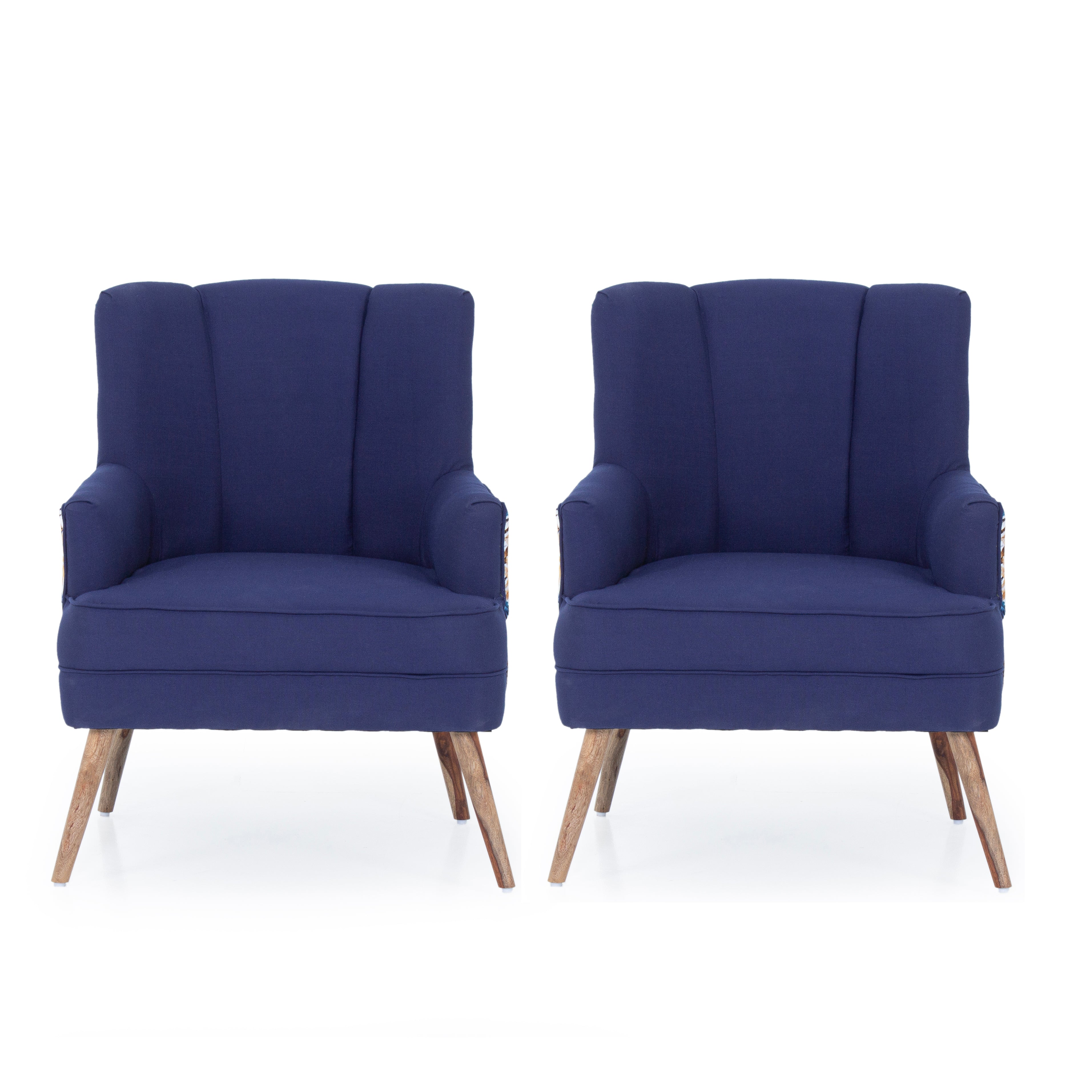 Rochllee Chair With Arm For Living Room (Set Of 2) - Peachtree Home