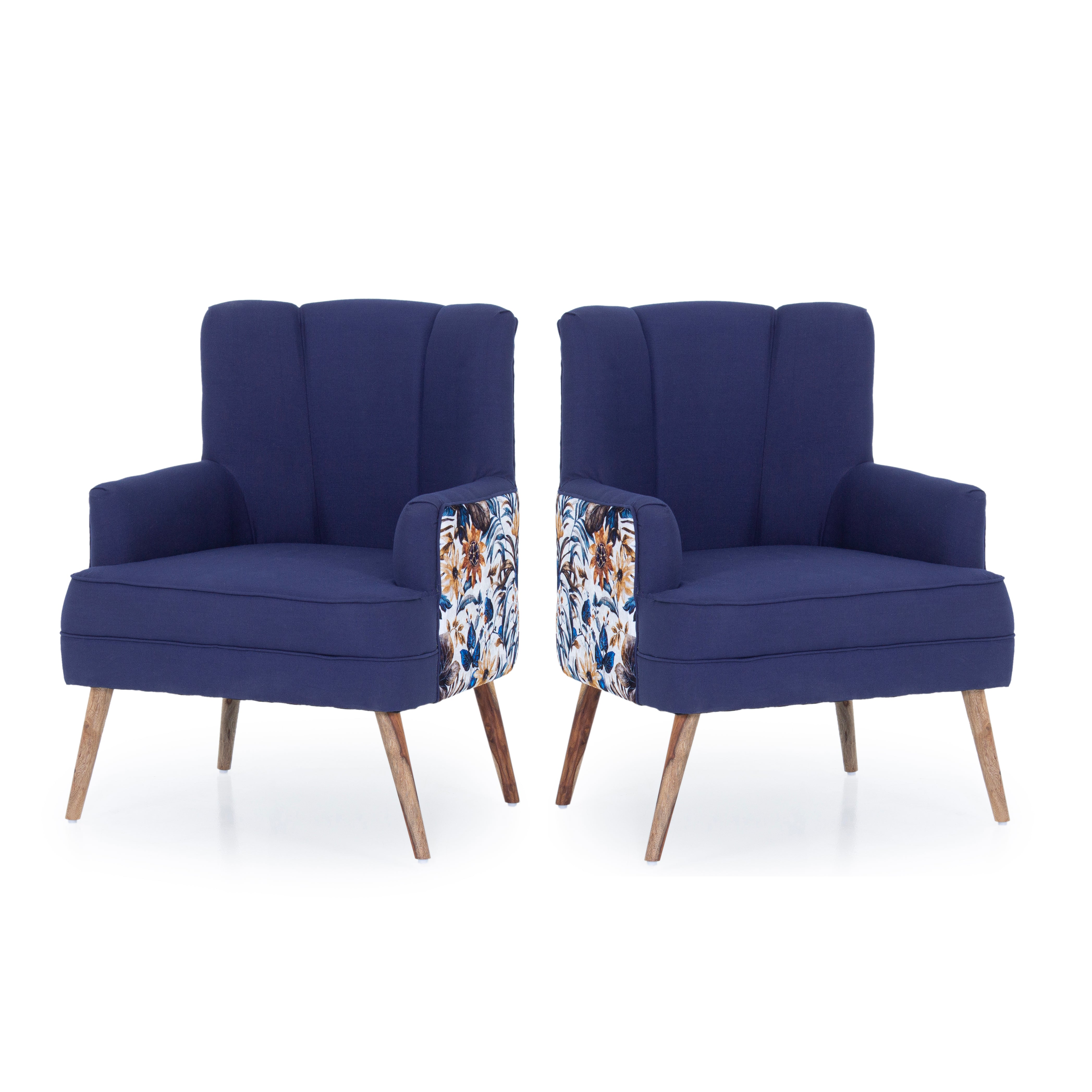 Rochllee Chair With Arm For Living Room (Set Of 2) - Peachtree Home