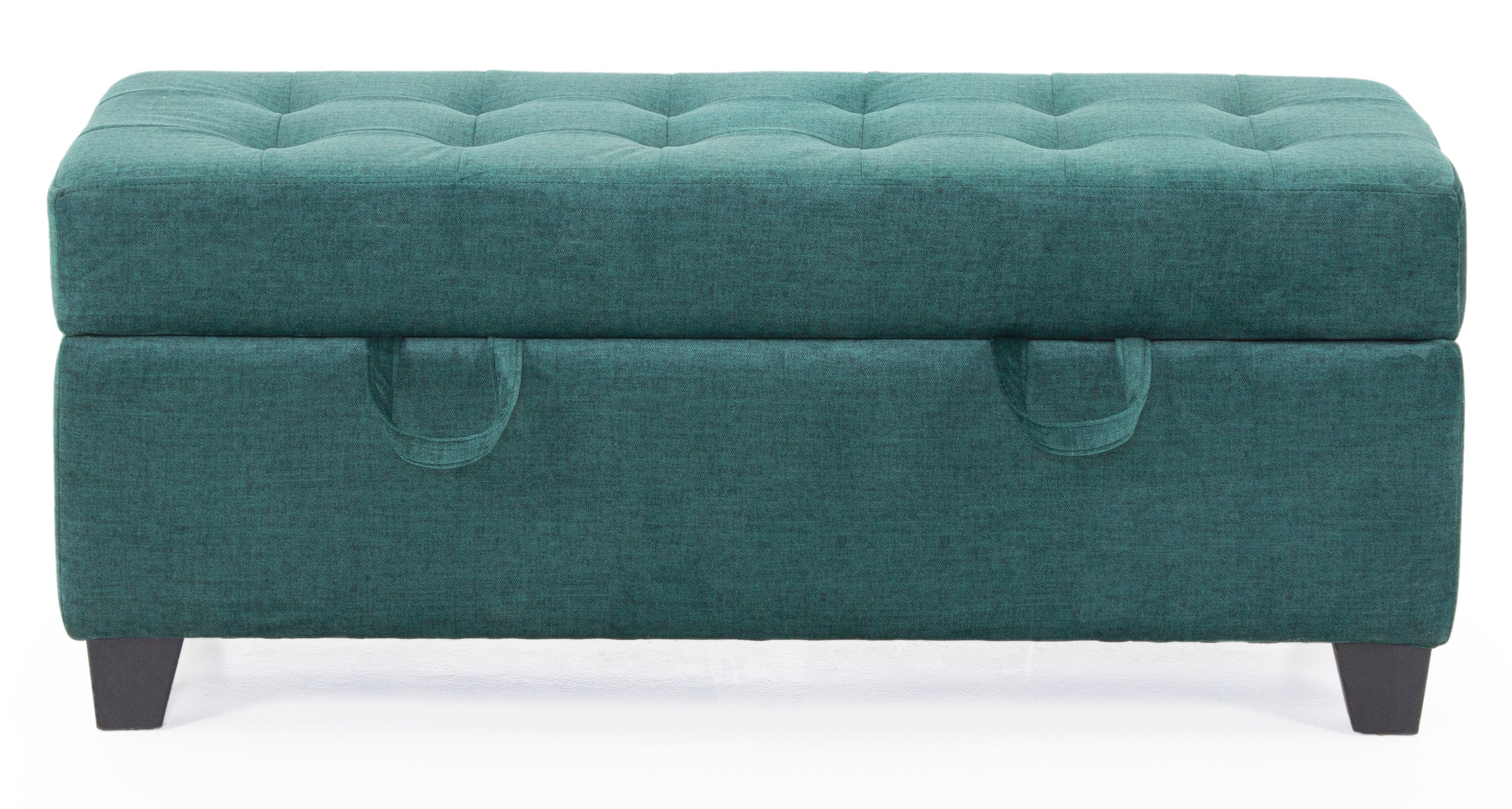 Peachtree Comi Big Pouffee Swed Velvet (Green) - Peachtree Home