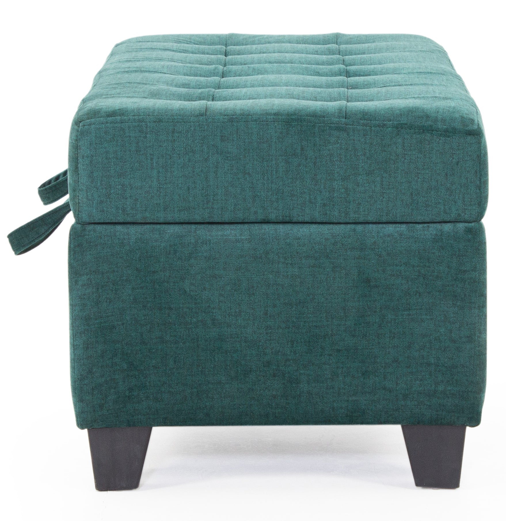 Peachtree Comi Big Pouffee Swed Velvet (Green) - Peachtree Home