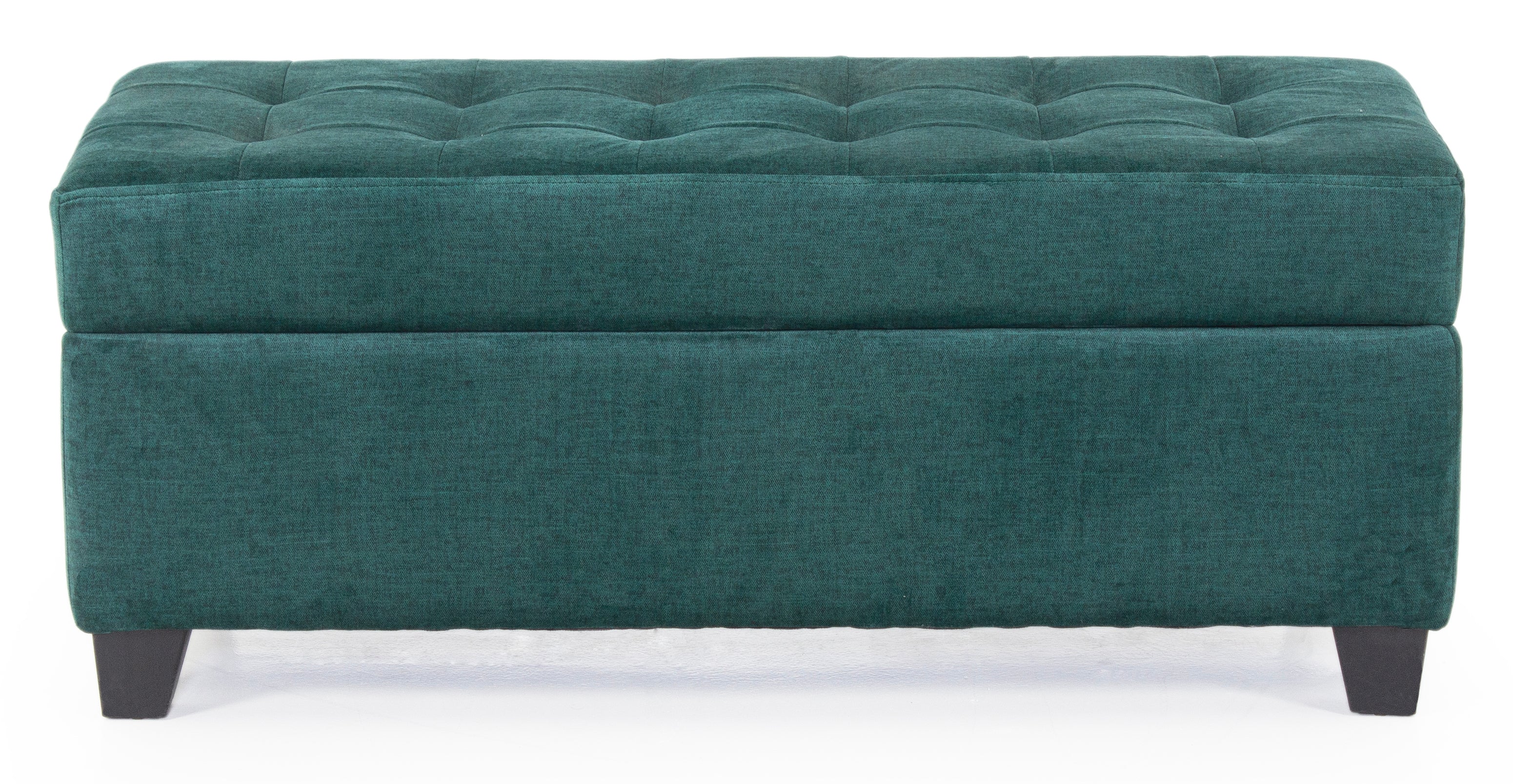 Peachtree Comi Big Pouffee Swed Velvet (Green) - Peachtree Home