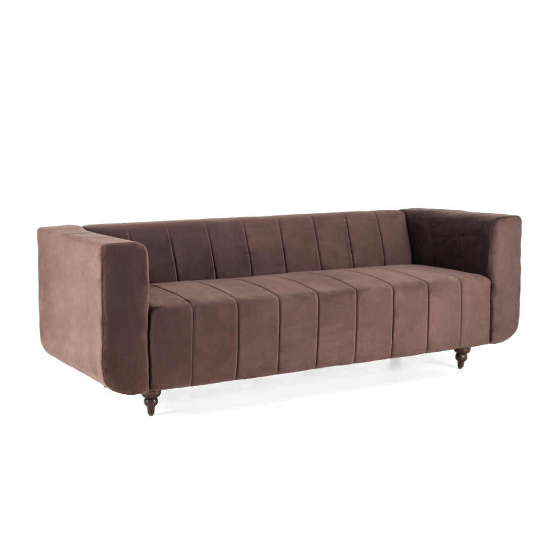 Peachtree Viva Three Seater Velvet Fabric - Peachtree Home