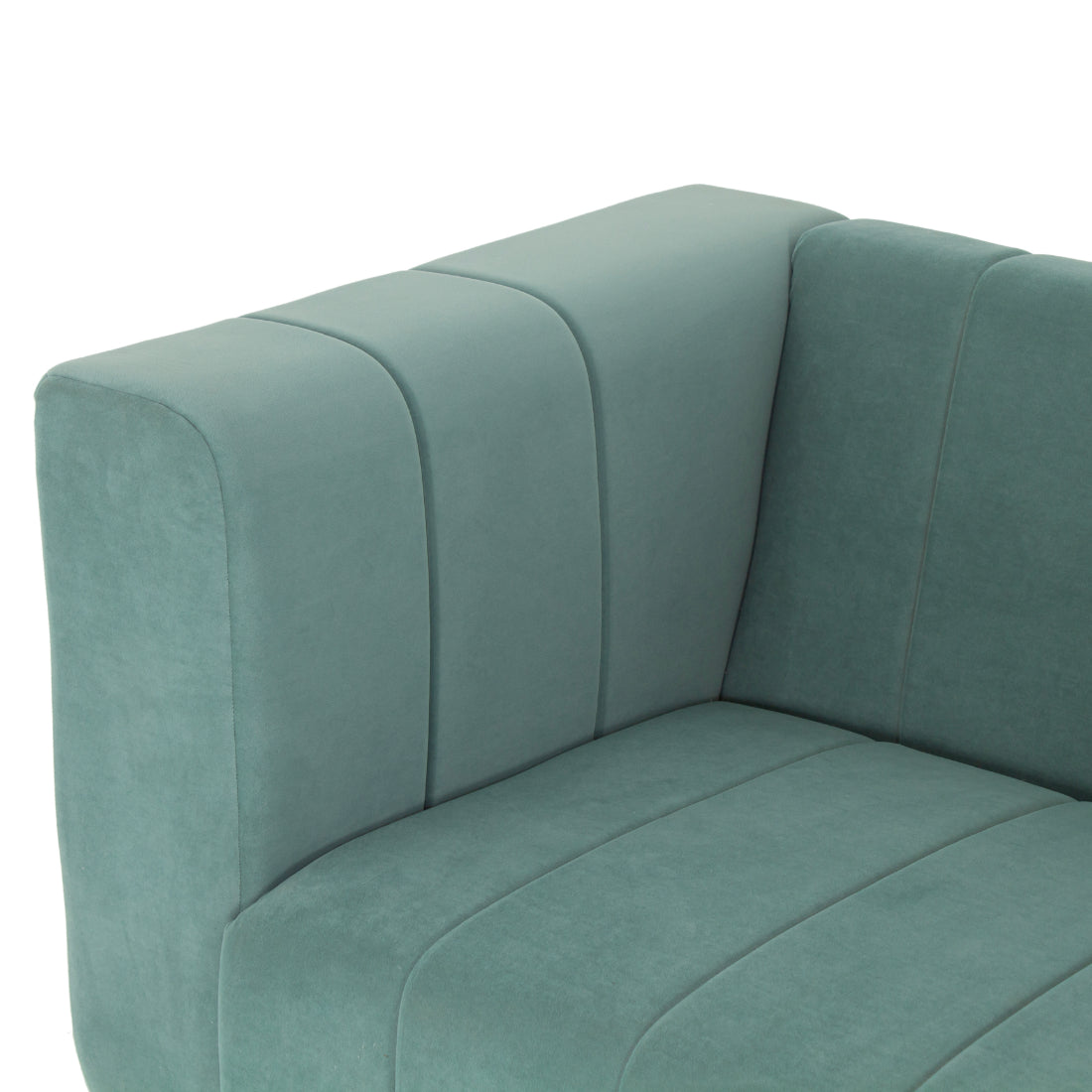 Peachtree Viva Three Seater Velvet Fabric - Peachtree Home