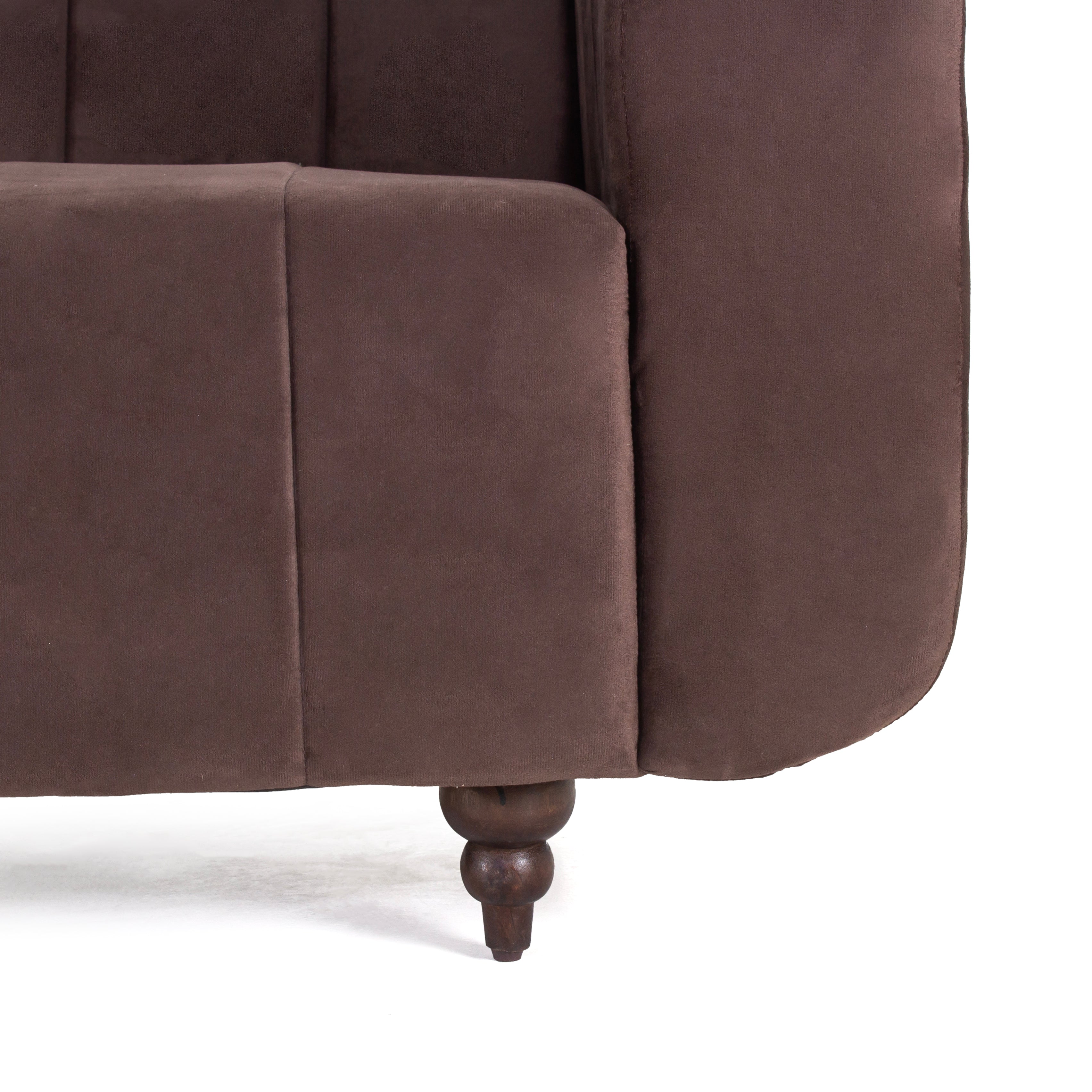 Peachtree Viva Two Seater Velvet Fabric - Peachtree Home