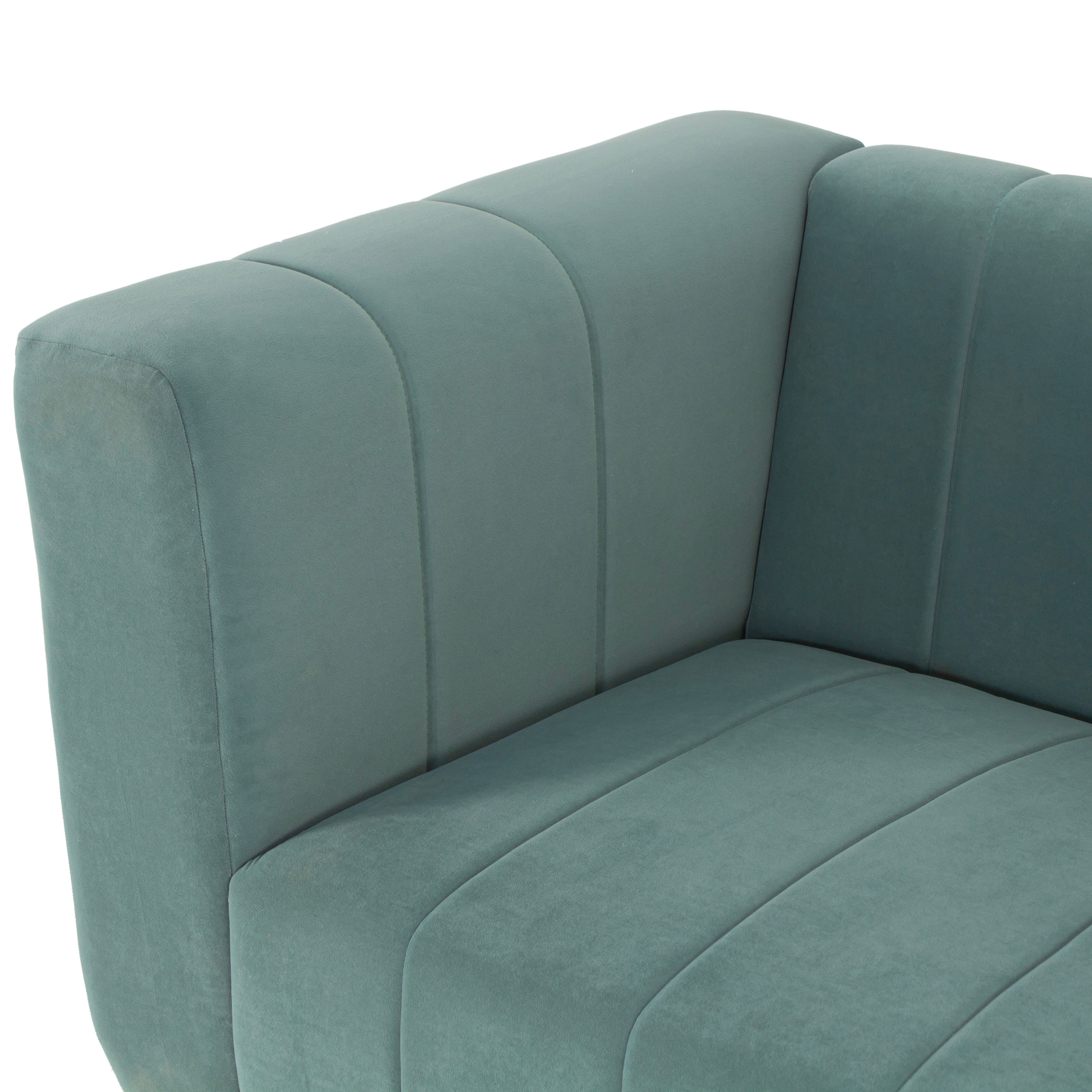 Peachtree Viva Two Seater Velvet Fabric - Peachtree Home