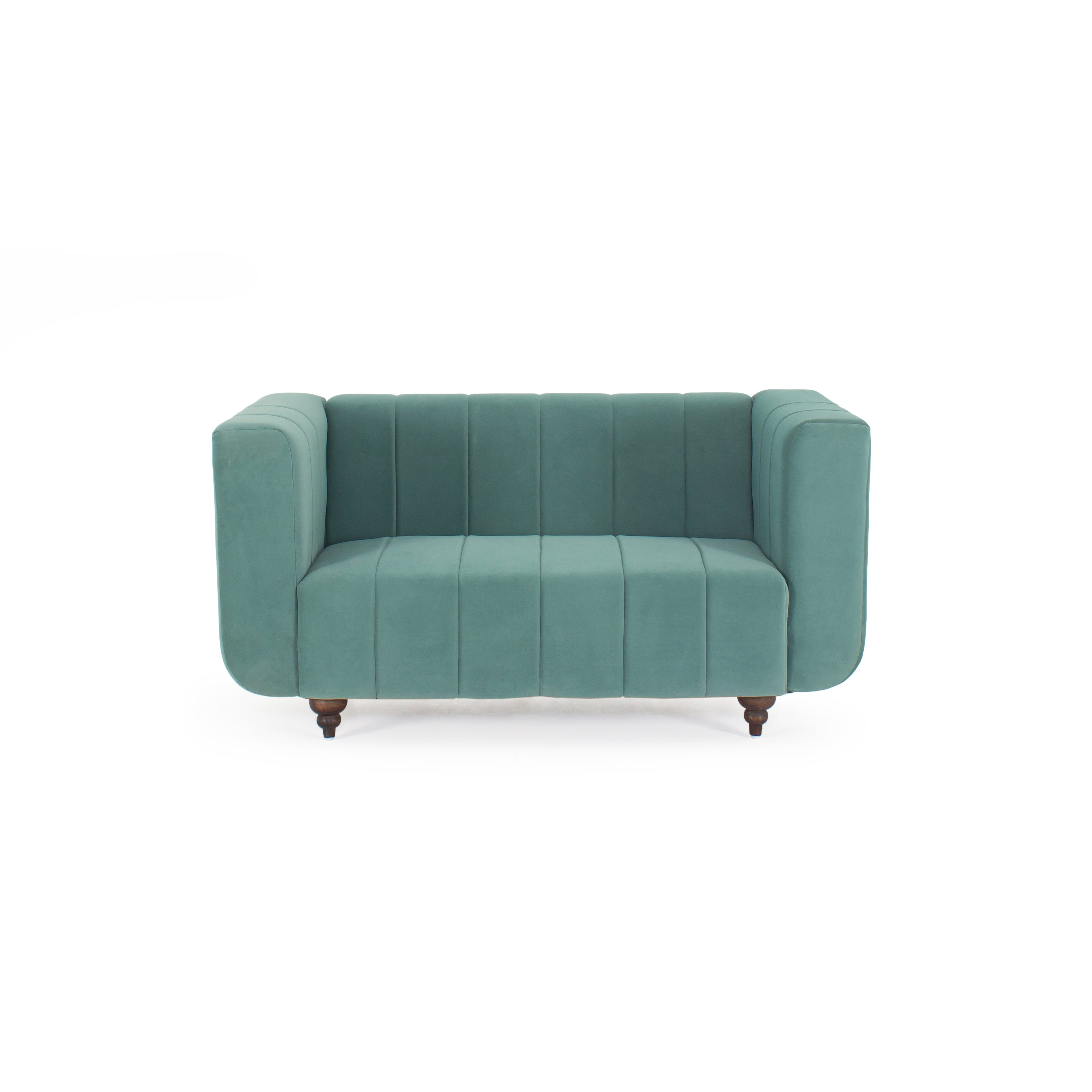 Peachtree Viva Two Seater Velvet Fabric - Peachtree Home