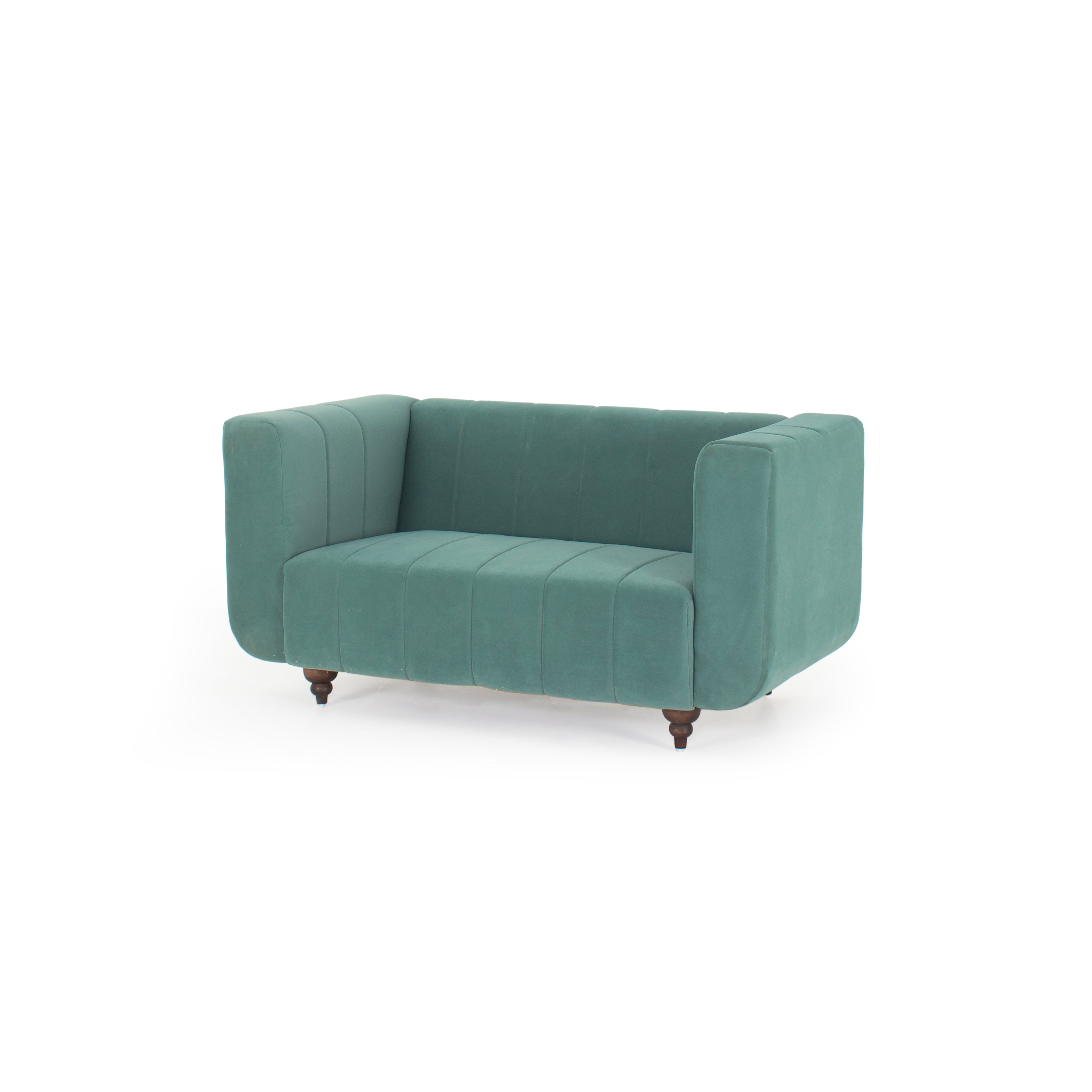 Peachtree Viva Two Seater Velvet Fabric - Peachtree Home