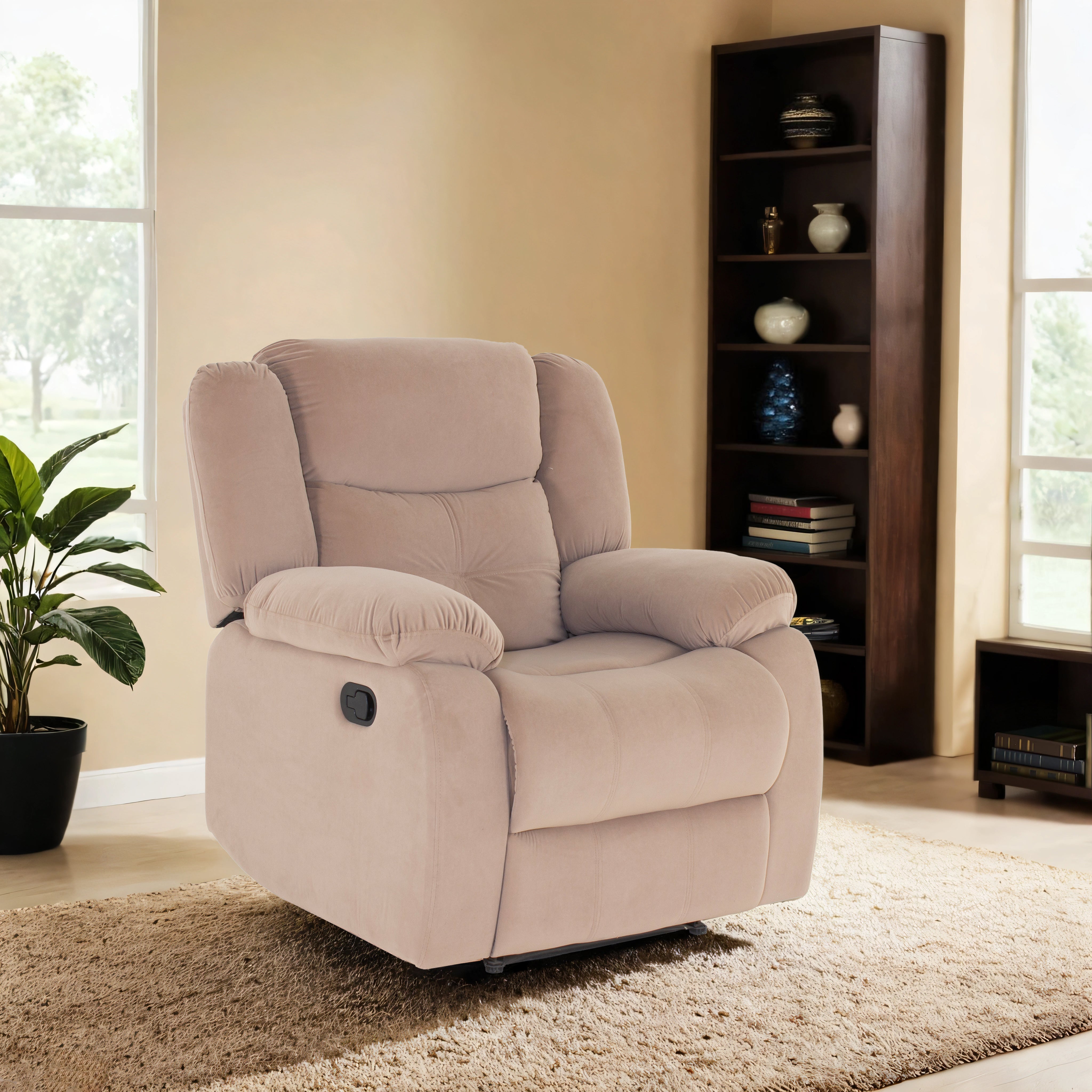 Peachtree Tango Single Seater Recliner With Rocker - Peachtree Home