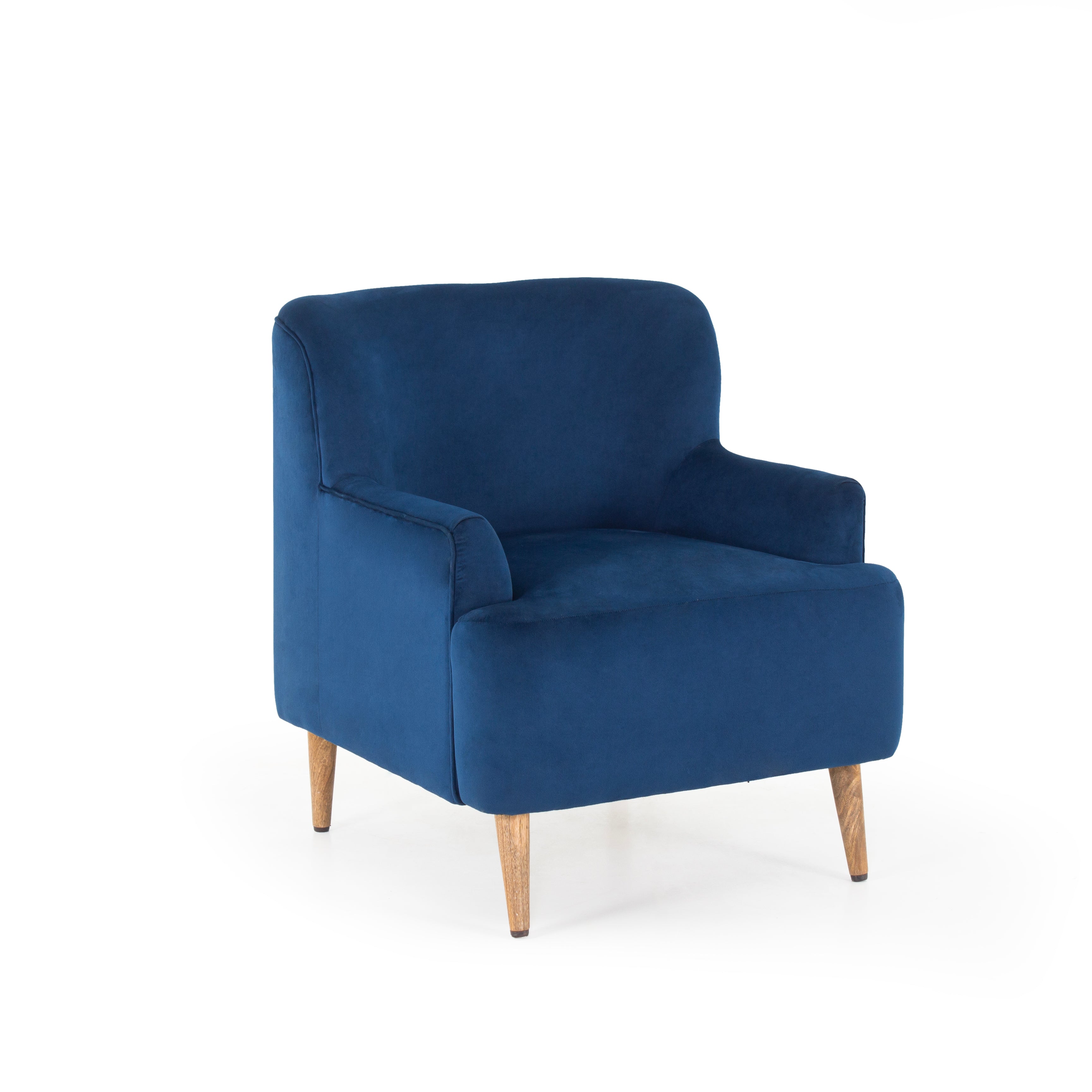 Peachtree Blue Chair With Arm - Peachtree Home