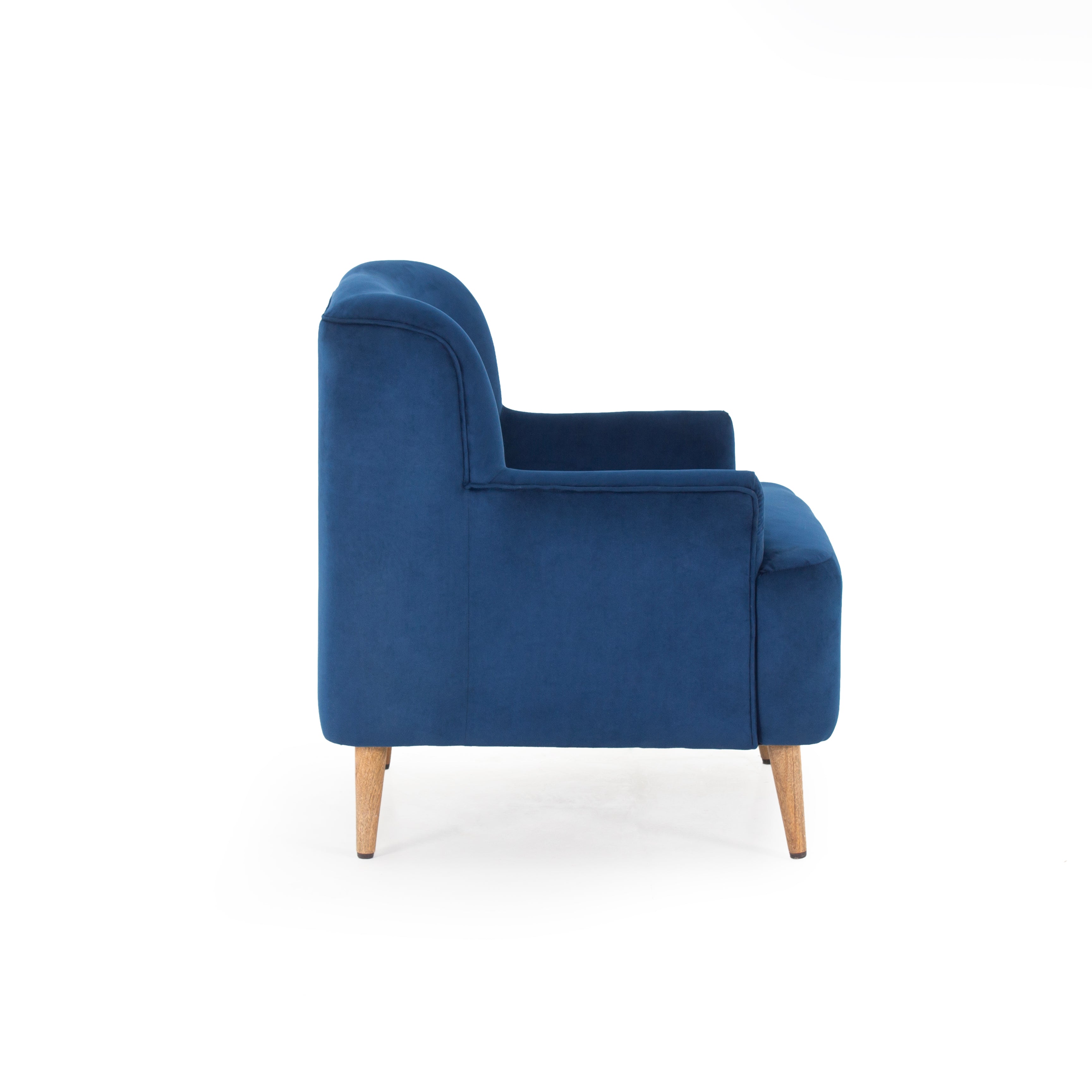 Peachtree Blue Chair With Arm - Peachtree Home