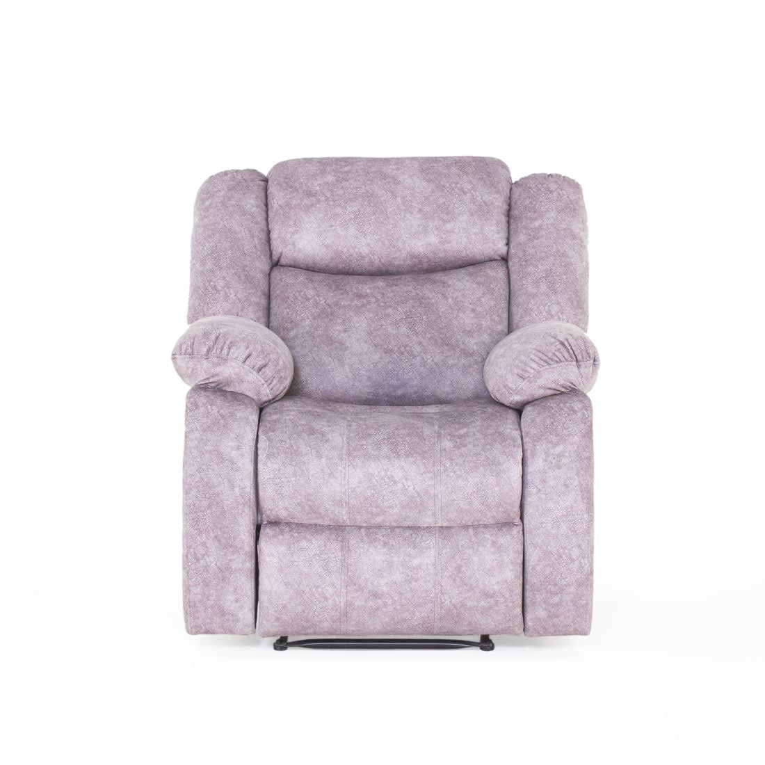 Costa Suede Recliner Sofa In Grey Colour